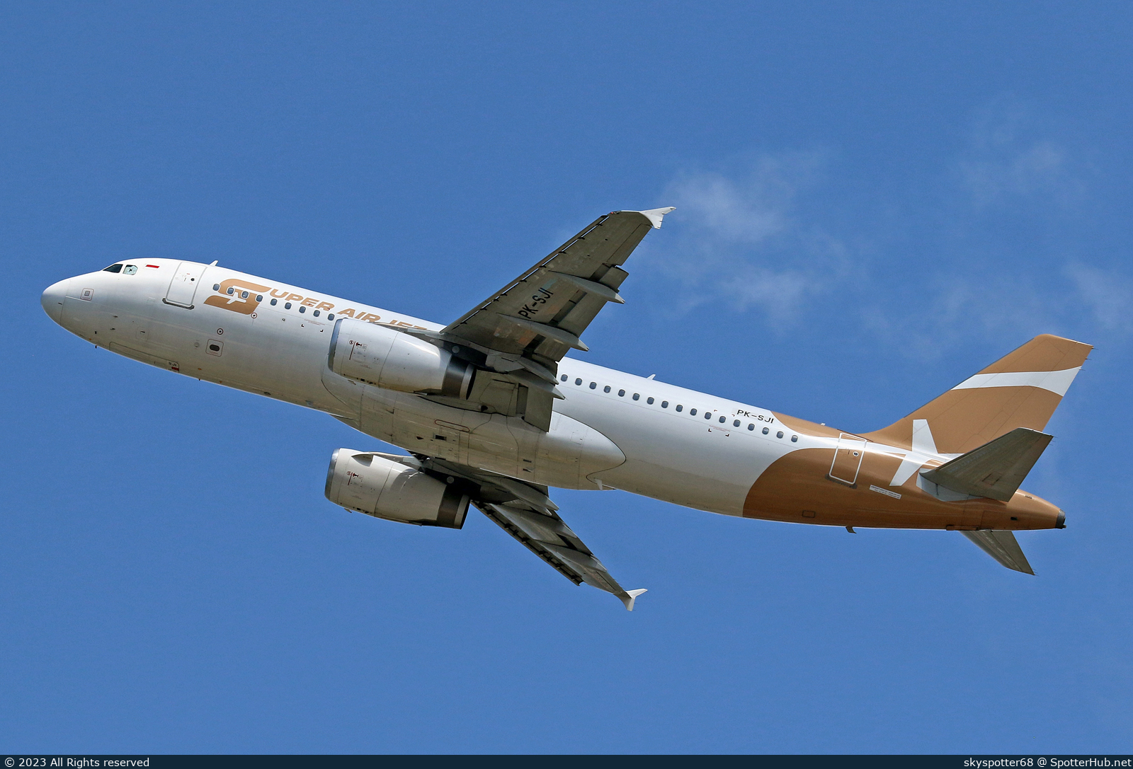Photo of PK-SJI - Airbus A320-232 operated by Super Air Jet