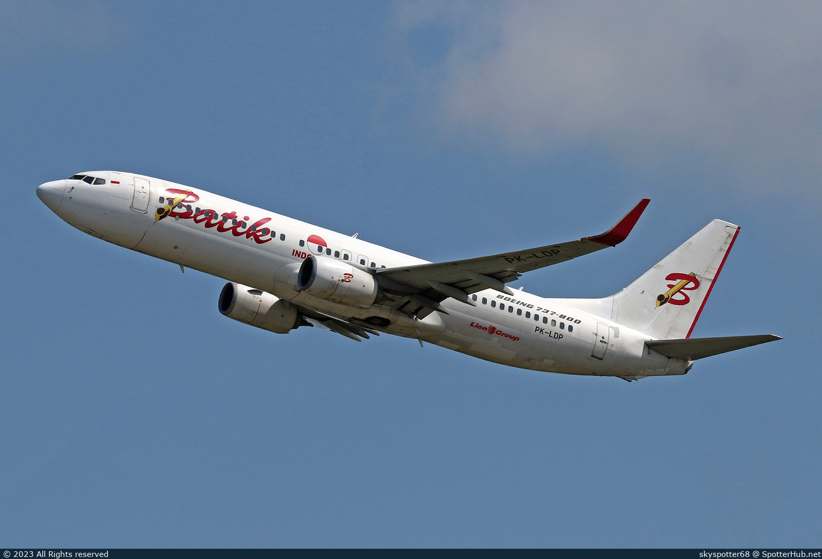 Photo of PK-LDP - Boeing 737-8GP operated by Batik Air