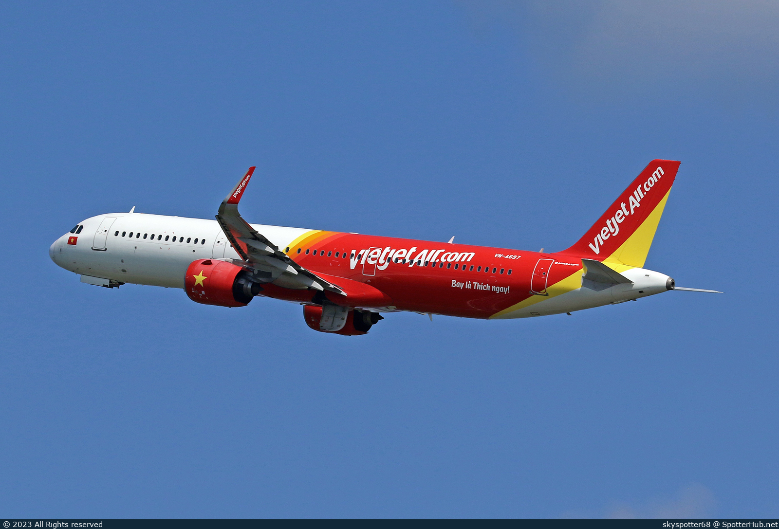 Photo of VN-A697 - Airbus A321-271N operated by VietJet Air