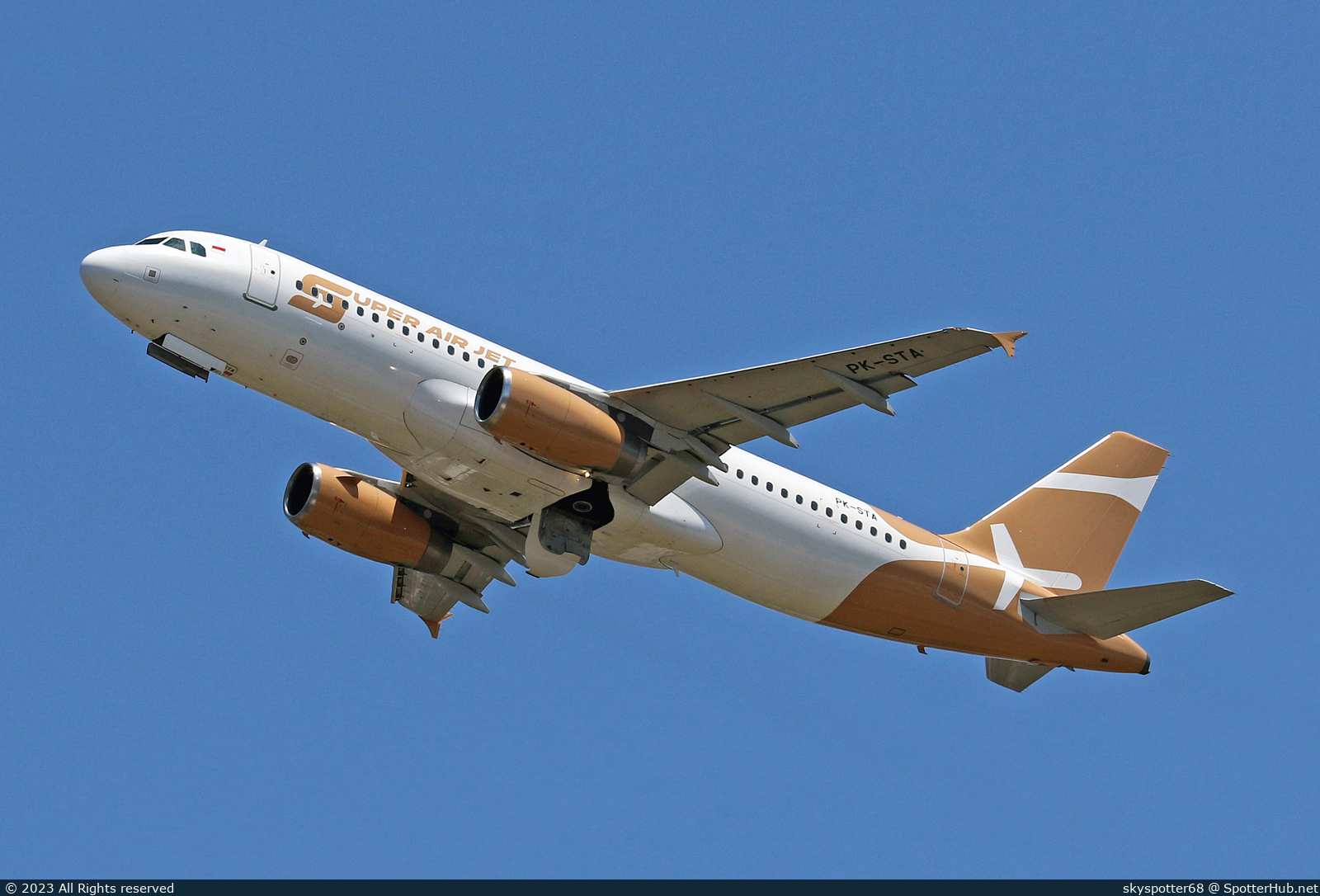 Photo of PK-STA - Airbus A320-232 operated by Super Air Jet