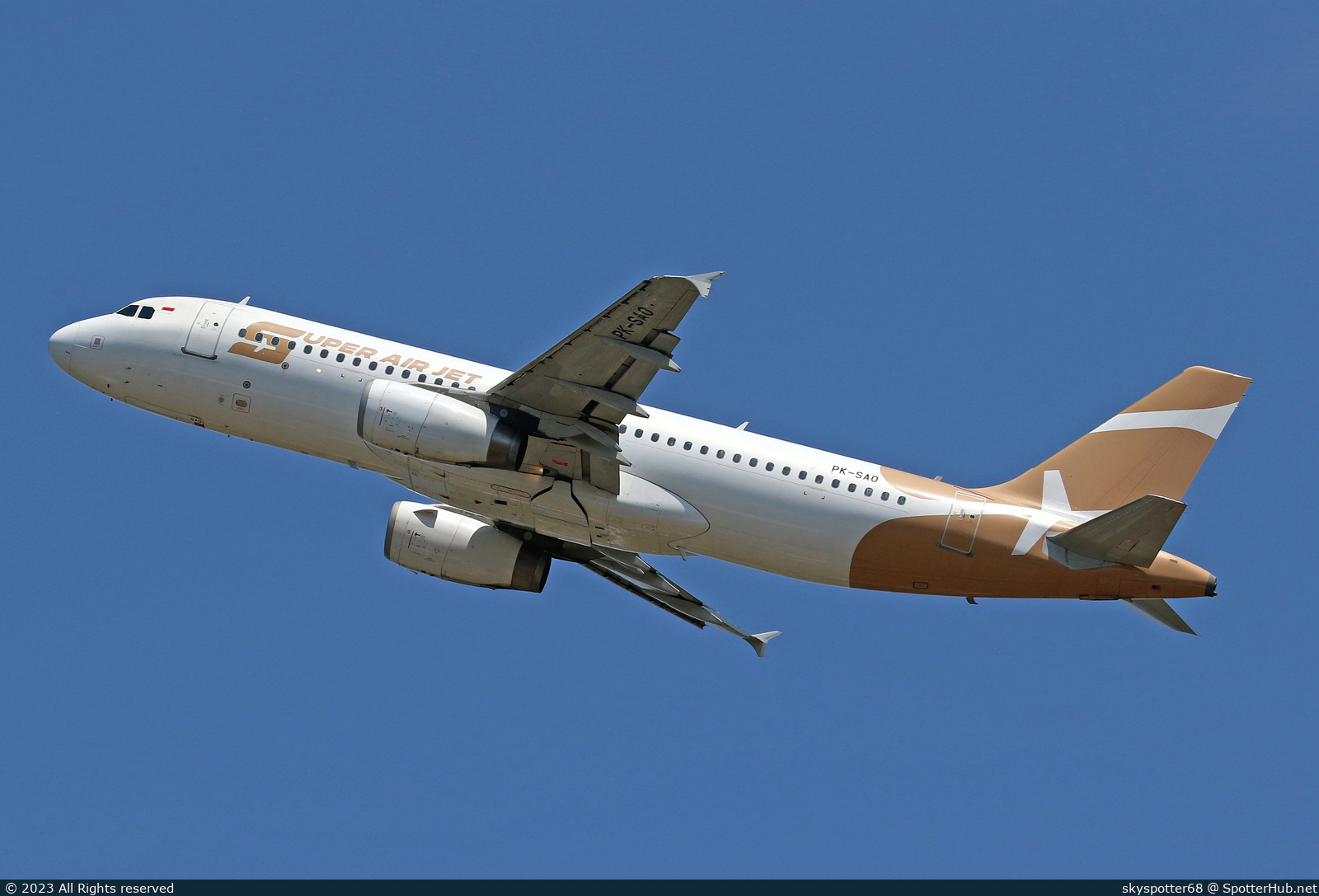 Photo of PK-SAO - Airbus A320-232 operated by Super Air Jet