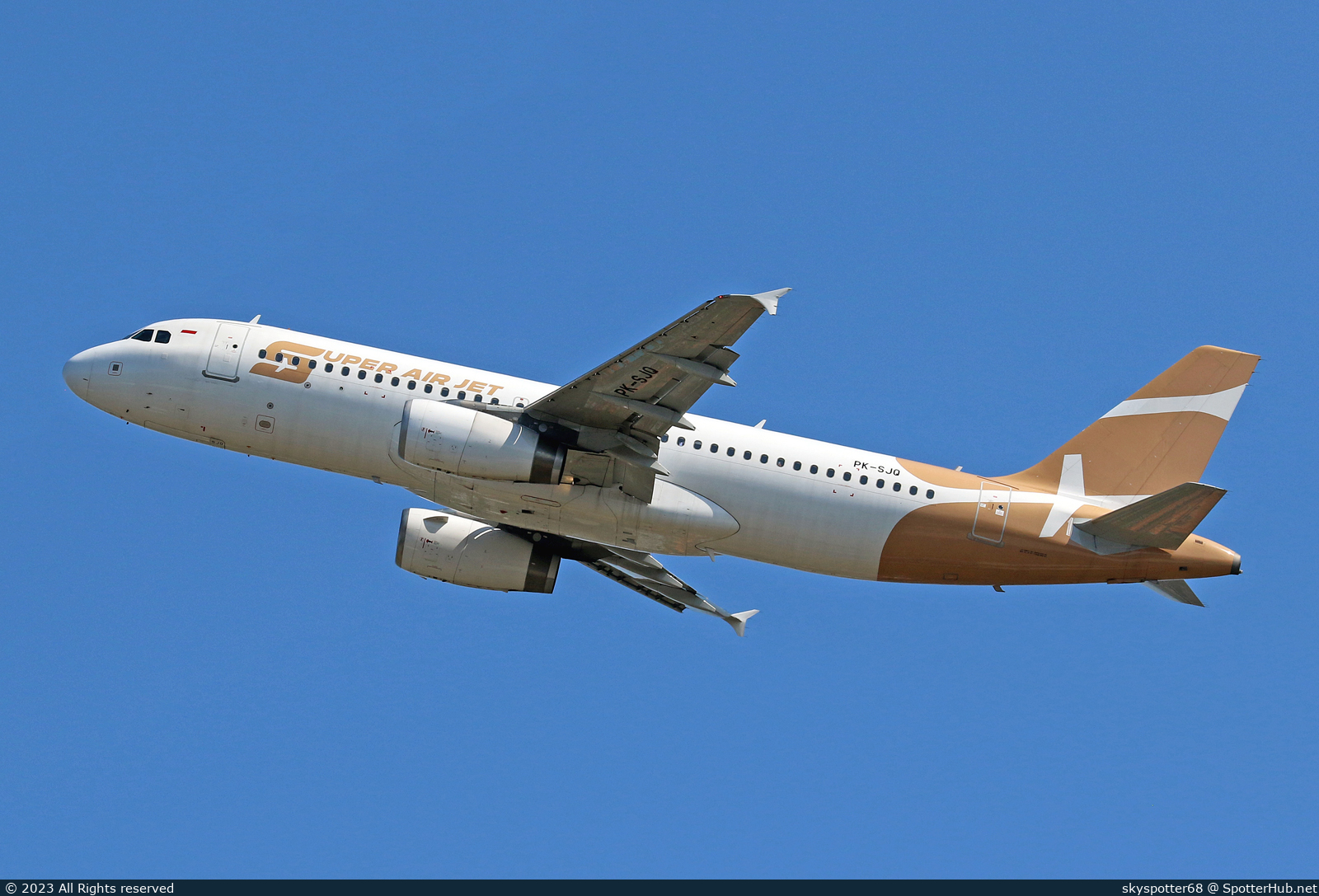 Photo of PK-SJQ - Airbus A320-232 operated by Super Air Jet