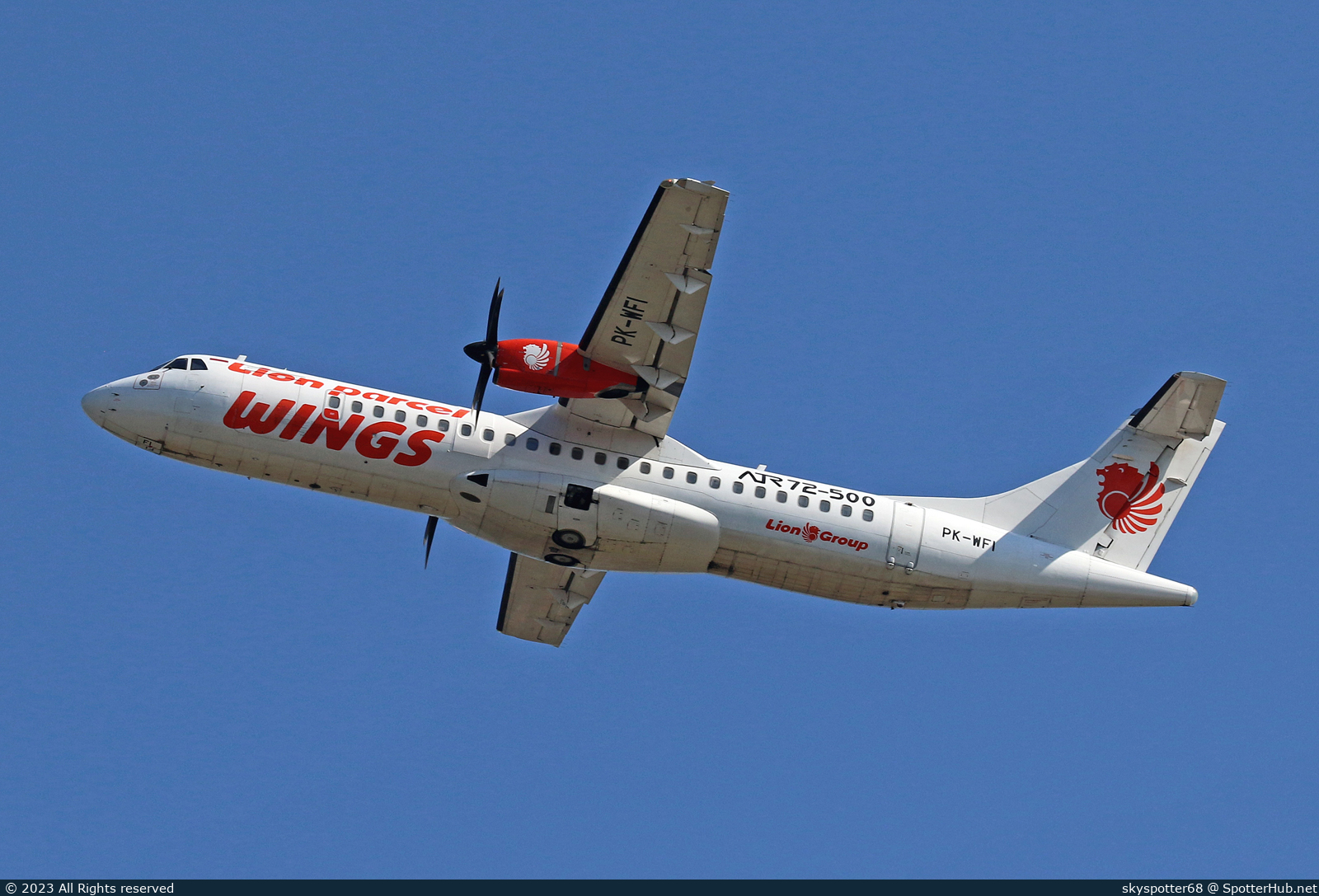 Photo of PK-WFI - ATR 72-500 operated by Wings Air