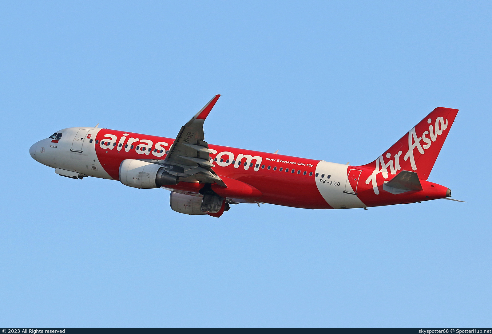 Photo of PK-AZO - Airbus A320-216 operated by Indonesia AirAsia