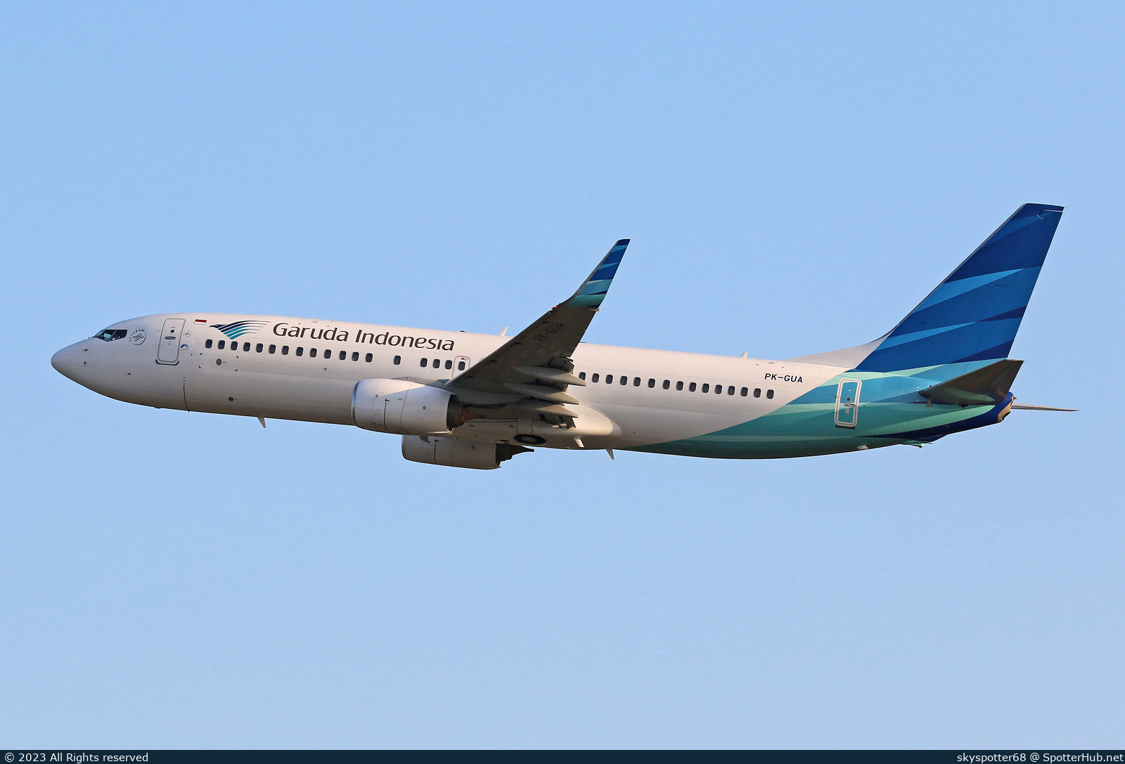 Photo of PK-GUA - Boeing 737-81M operated by Garuda Indonesia
