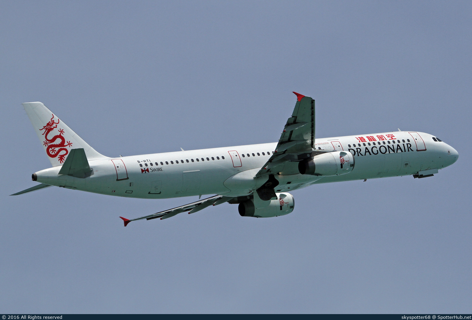 Photo of B-HTI - Airbus A321-231 operated by Dragonair