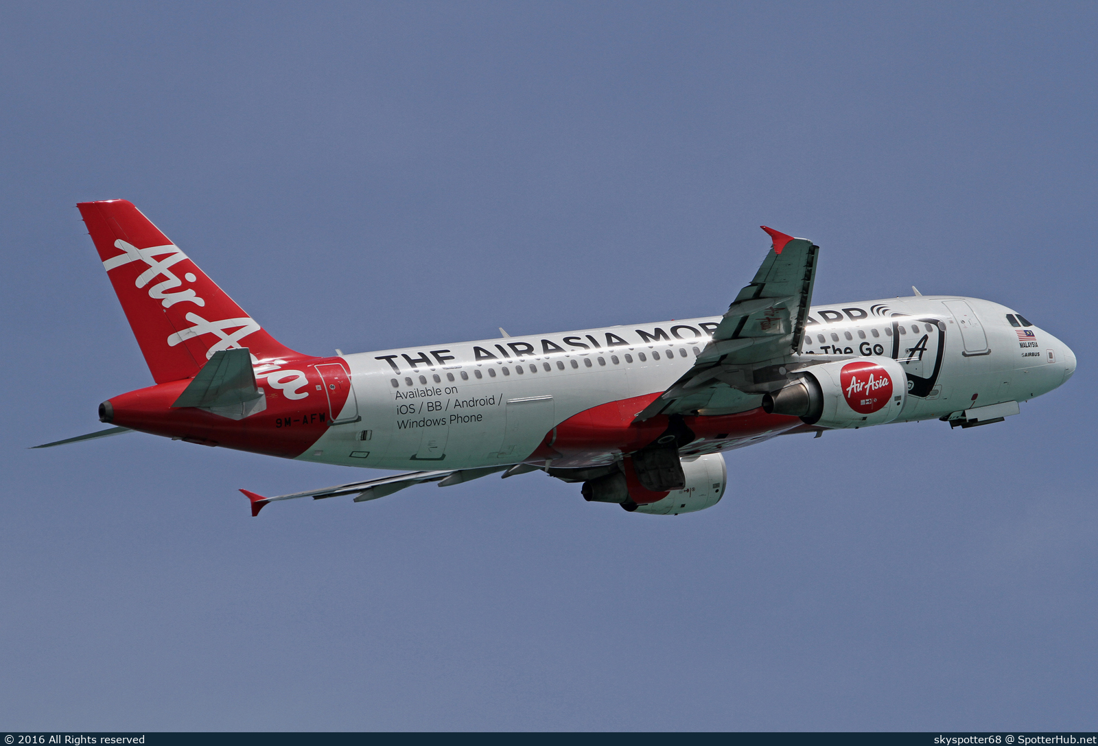 Photo of 9M-AFW - Airbus A320-216 operated by AirAsia