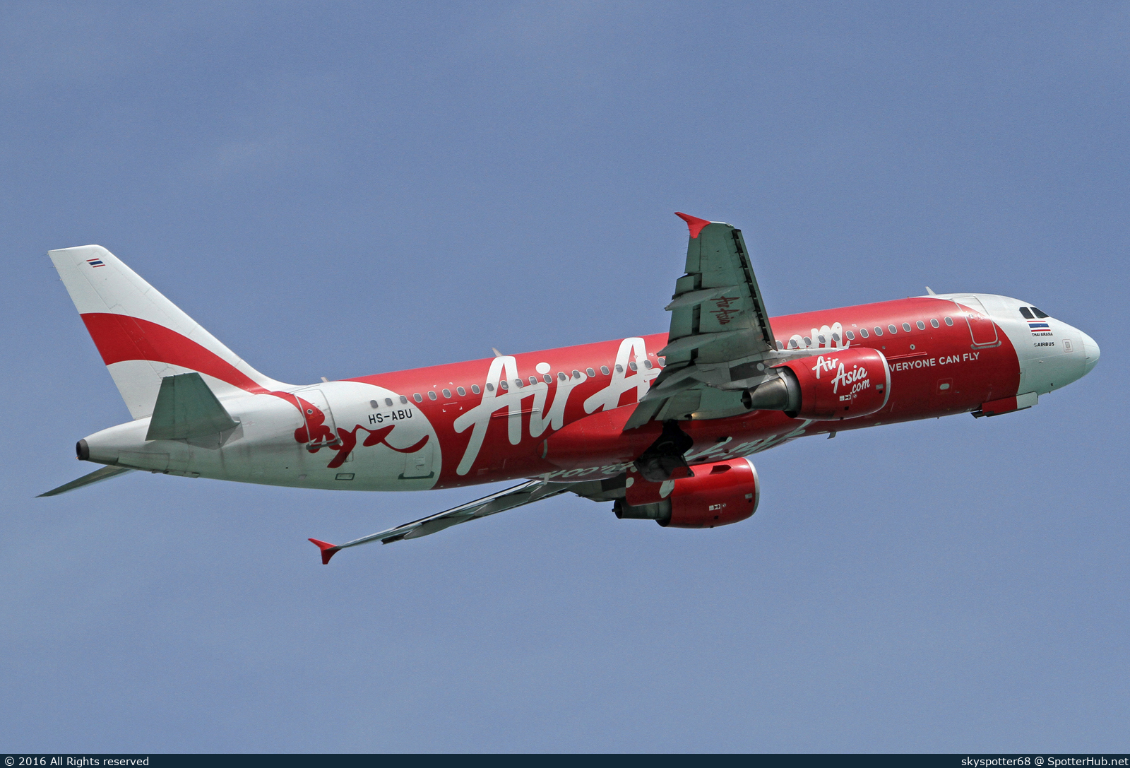Photo of HS-ABU - Airbus A320-216 operated by Thai AirAsia