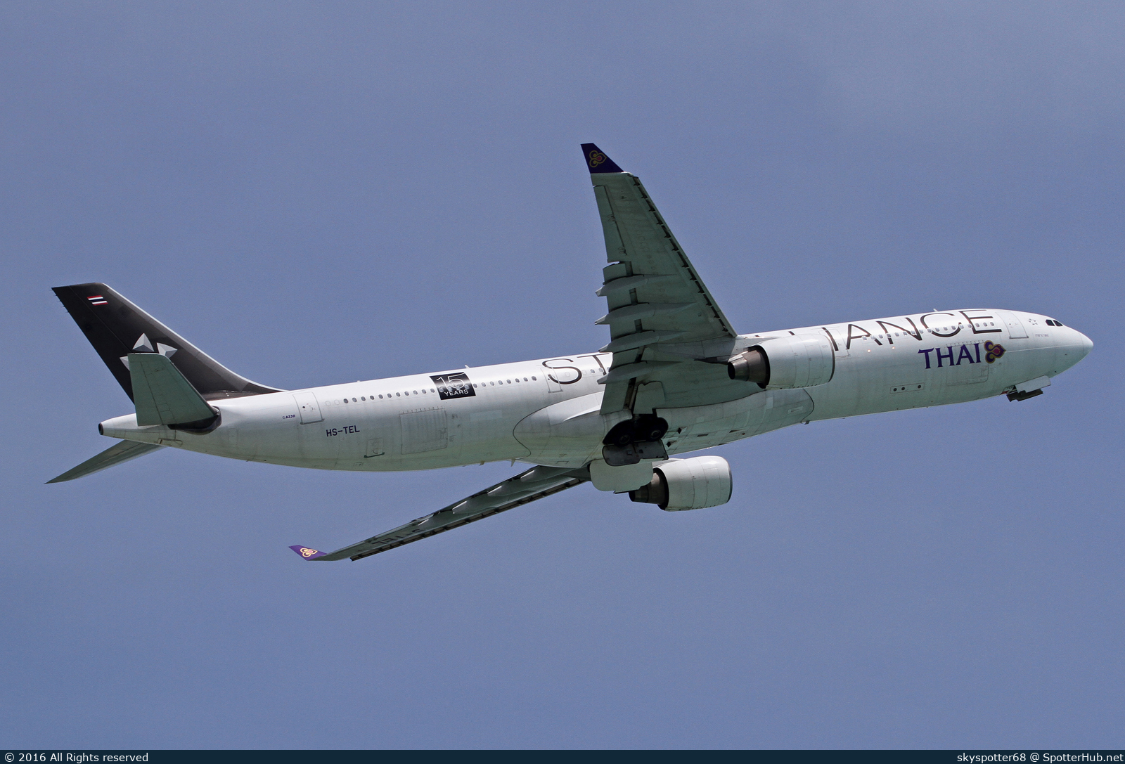Photo of HS-TEL - Airbus A330-322 operated by Thai Airways International