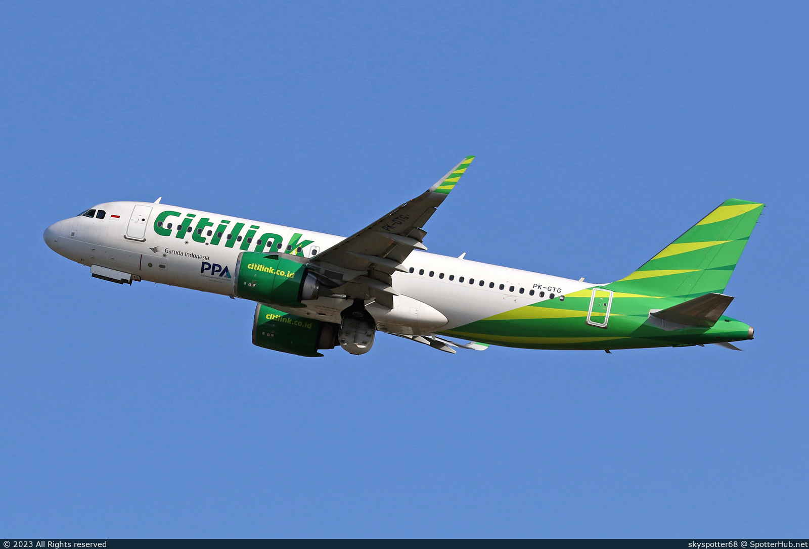 Photo of PK-GTG - Airbus A320-251N operated by Citilink