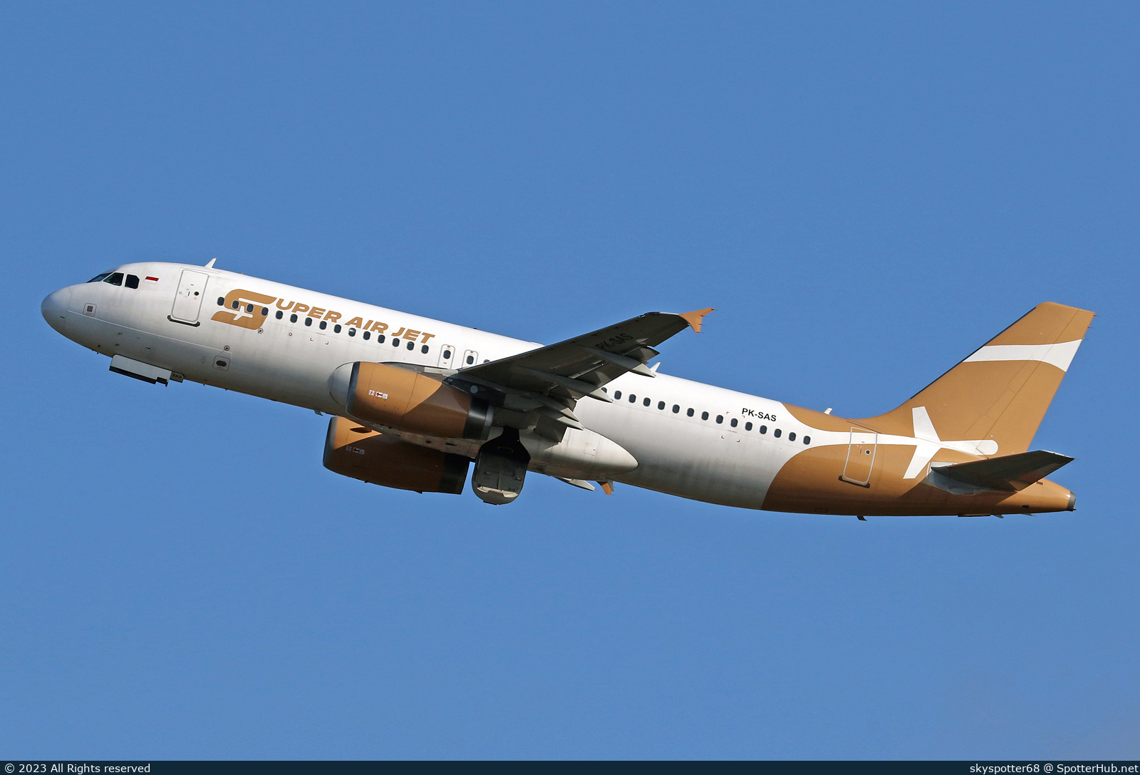 Photo of PK-SAS - Airbus A320-232 operated by Super Air Jet