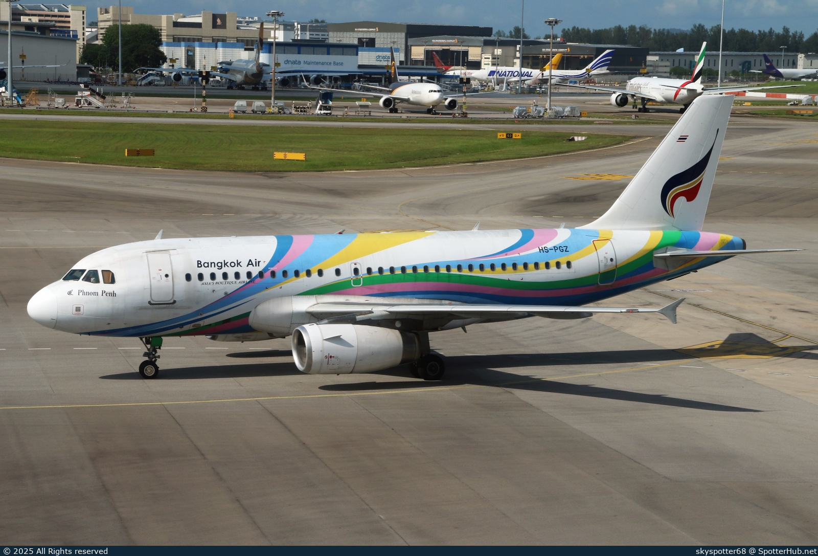 Photo of HS-PGZ - Airbus A319-132 operated by Bangkok Airways