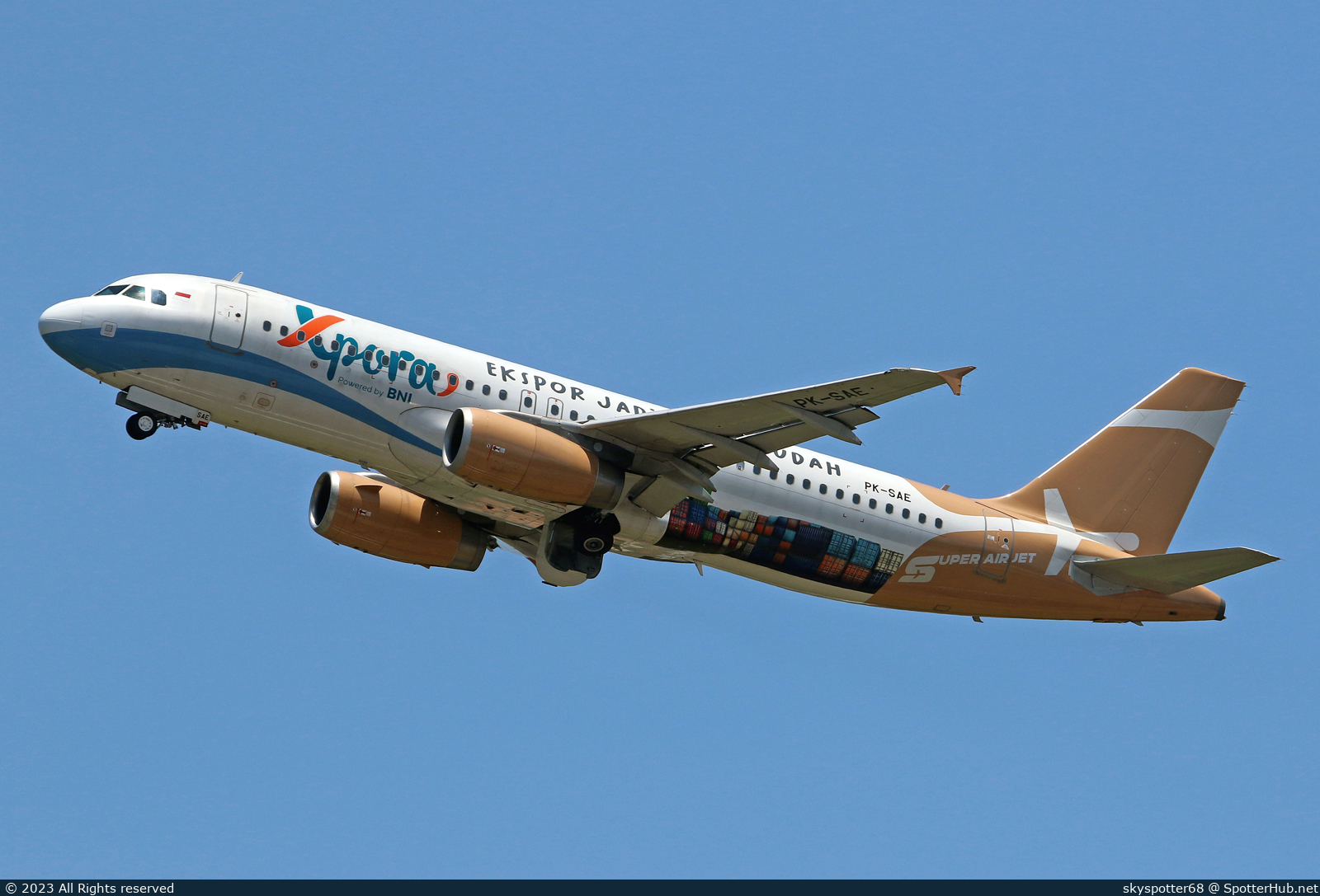 Photo of PK-SAE - Airbus A320-232 operated by Super Air Jet