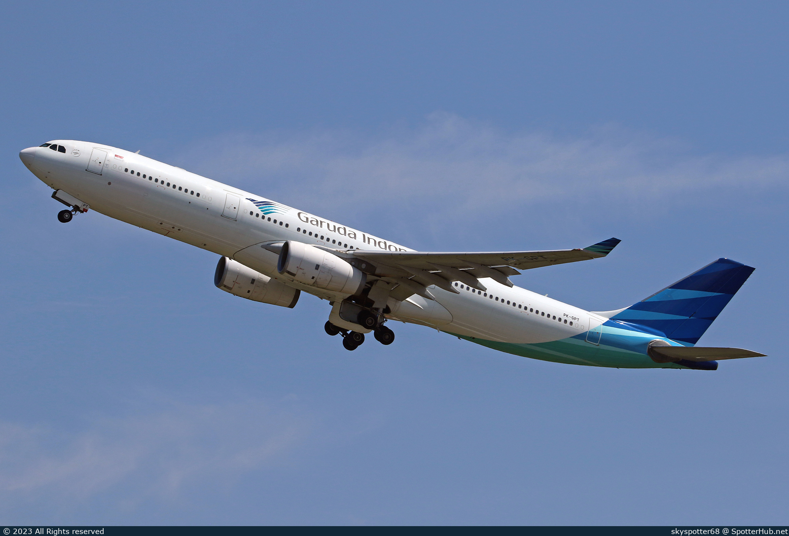 Photo of PK-GPT - Airbus A330-343 operated by Garuda Indonesia