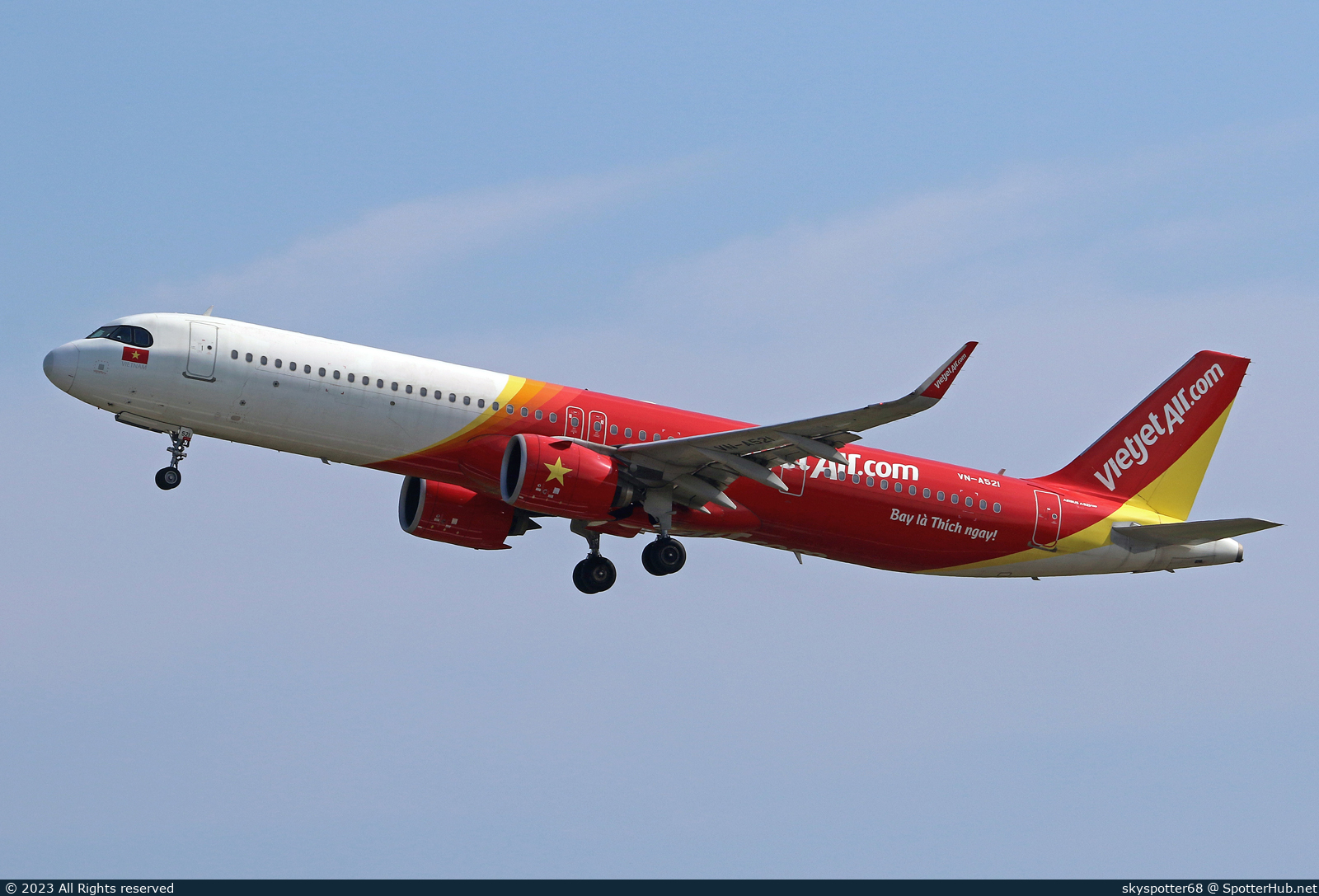 Photo of VN-A521 - Airbus A321-271NX operated by VietJet Air