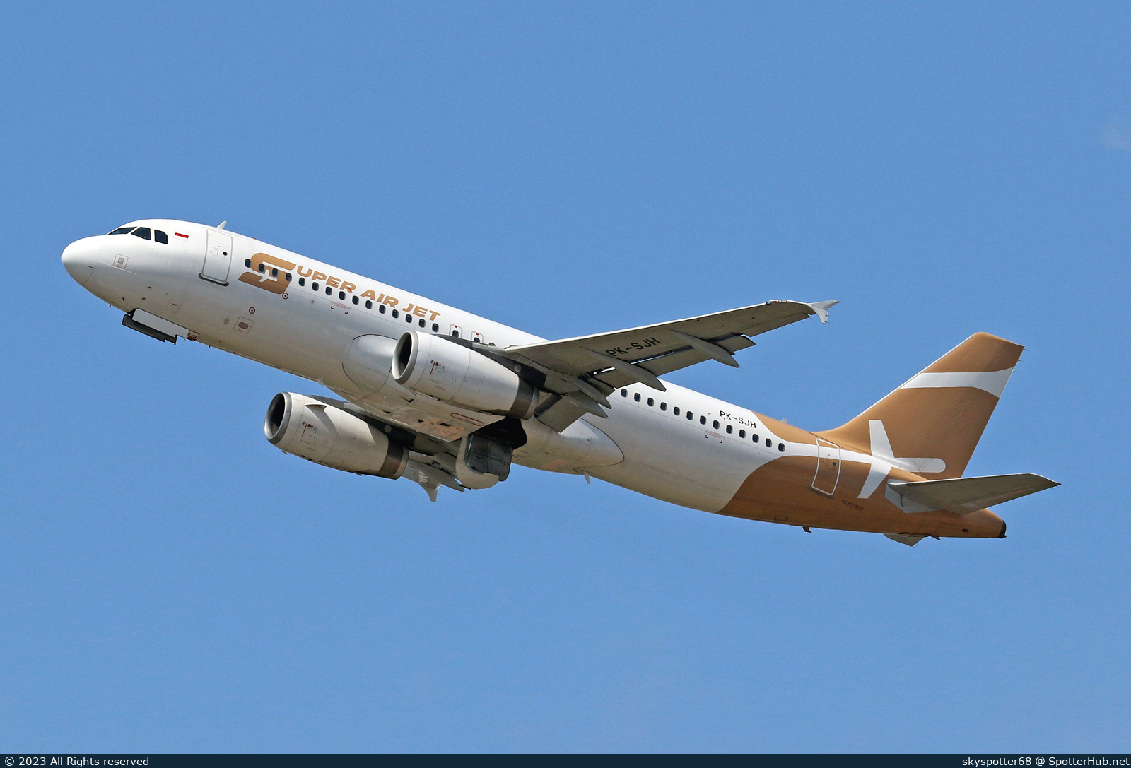 Photo of PK-SJH - Airbus A320-232 operated by Super Air Jet