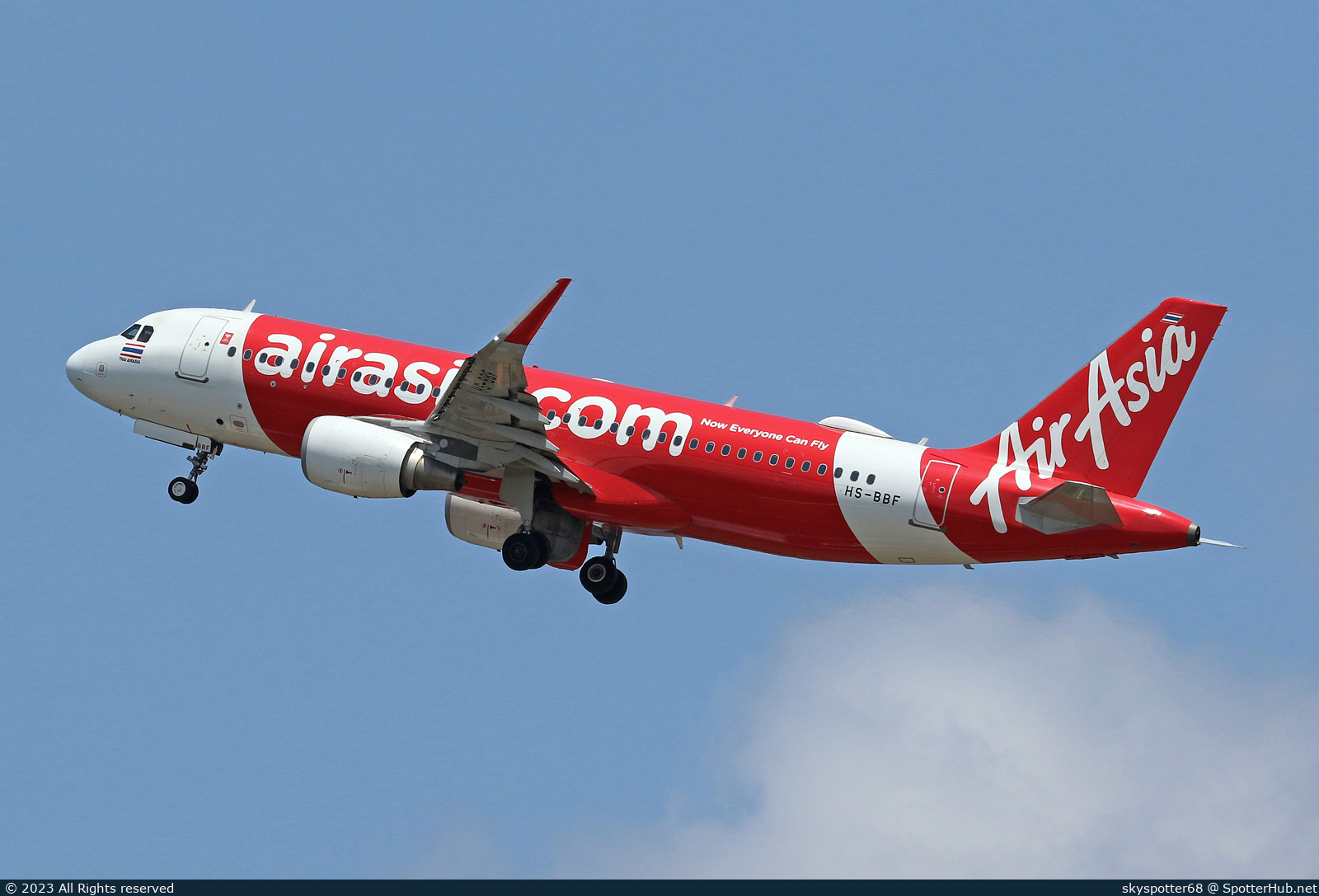 Photo of HS-BBF - Airbus A320-216 operated by Thai AirAsia