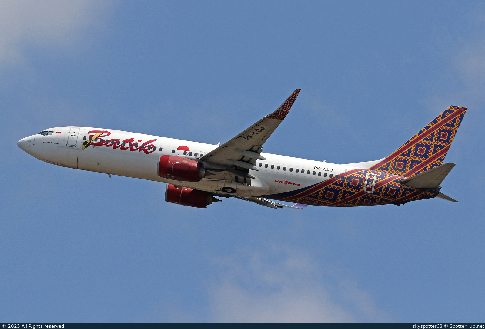 Photo of PK-LDJ - Boeing 737-8GP operated by Batik Air