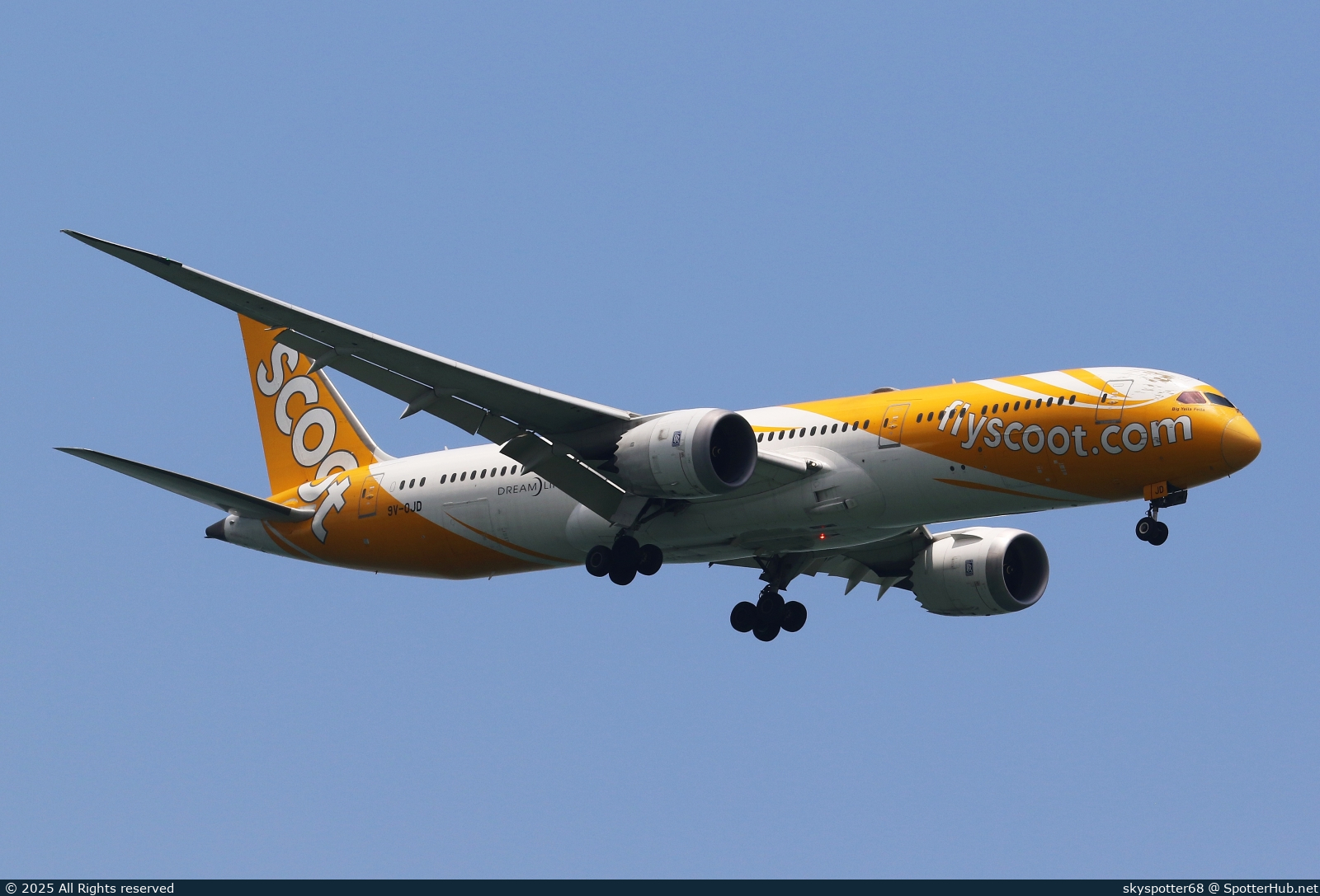 Photo of 9V-OJD - Boeing 787-9 Dreamliner operated by Scoot