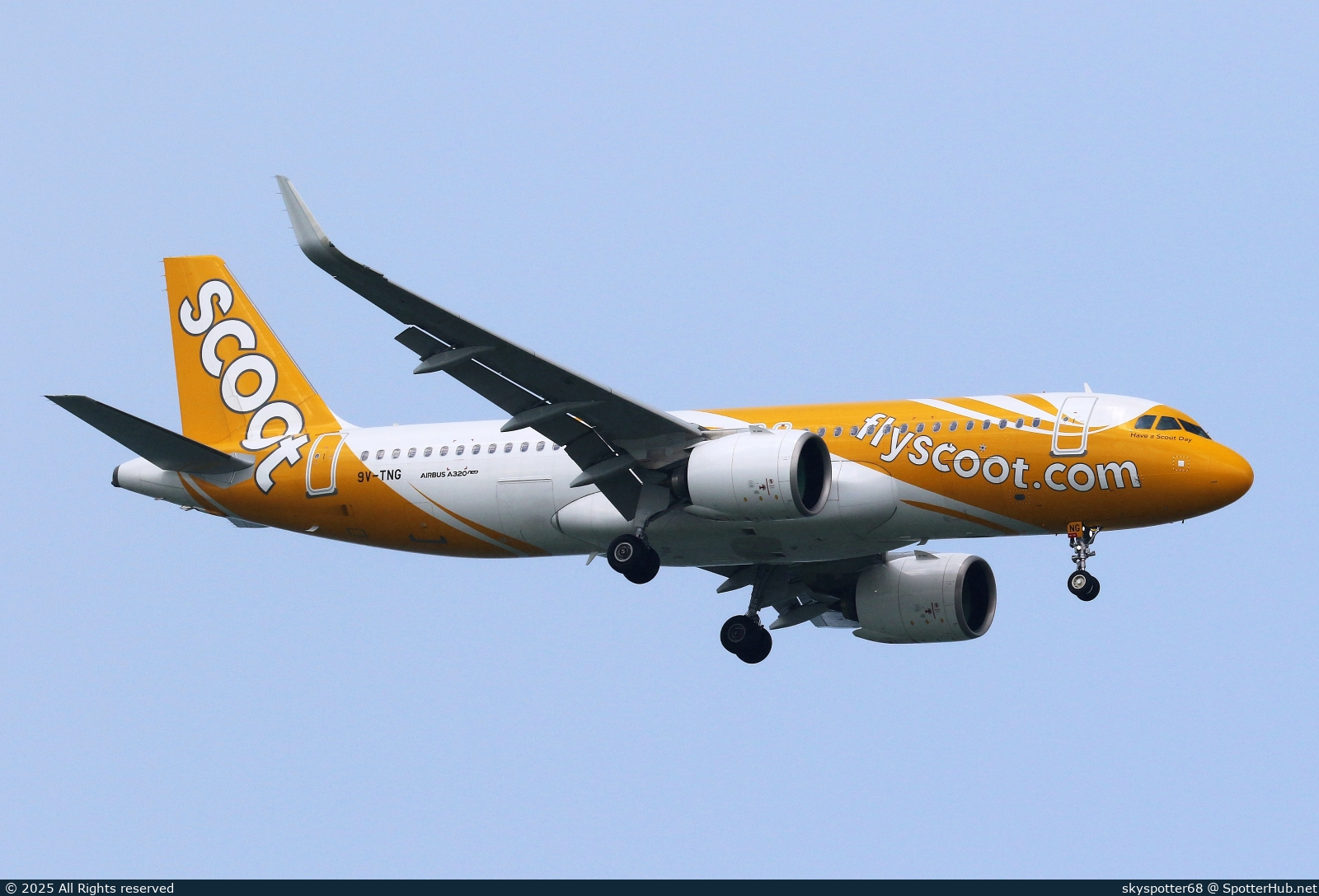 Photo of 9V-TNG - Airbus A320-271N operated by Scoot