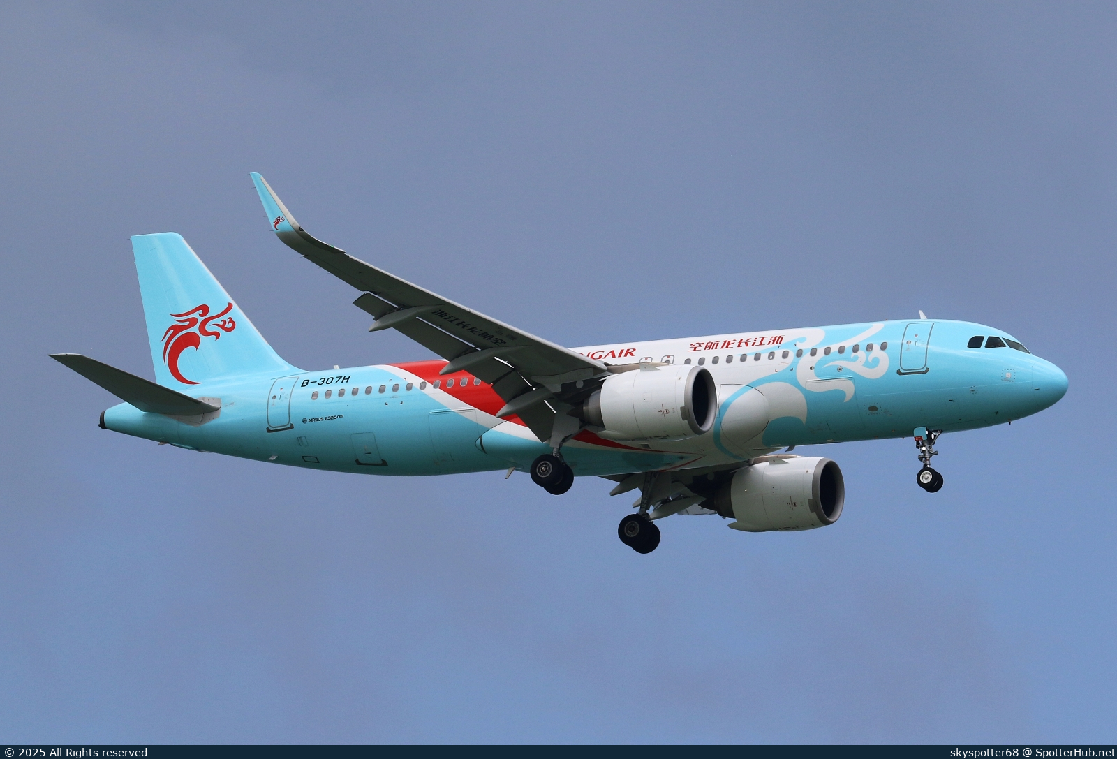 Photo of B-307H - Airbus A320-251N operated by Loong Air