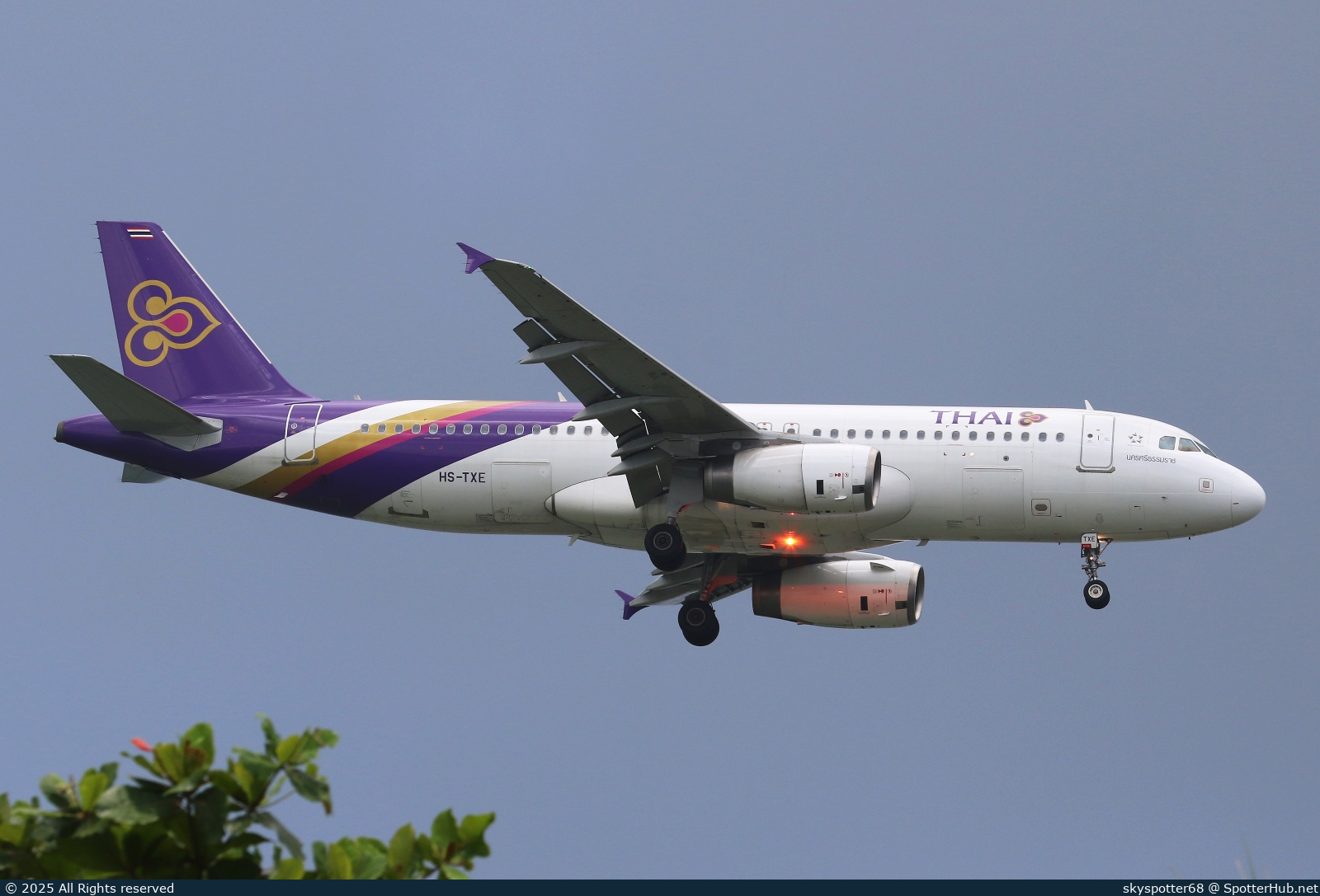Photo of HS-TXE - Airbus A320-232 operated by Thai Airways International