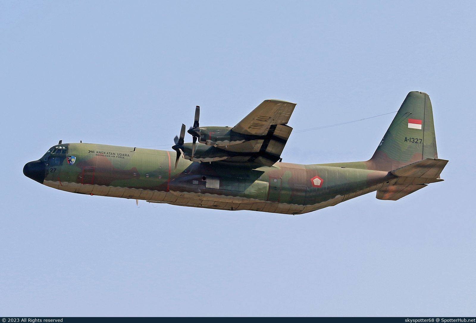 Photo of A-1327 - Lockheed L-100-30 Hercules operated by Indonesian Air Force