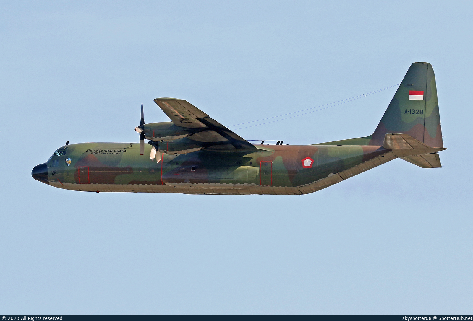 Photo of A-1328 - Lockheed L-100-30 Hercules operated by Indonesian Air Force