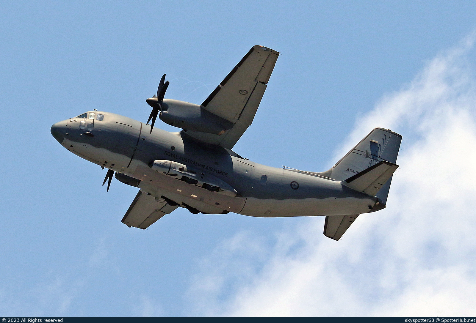 Photo of A34-006 - Alenia C-27J Spartan operated by Royal Australian Air Force