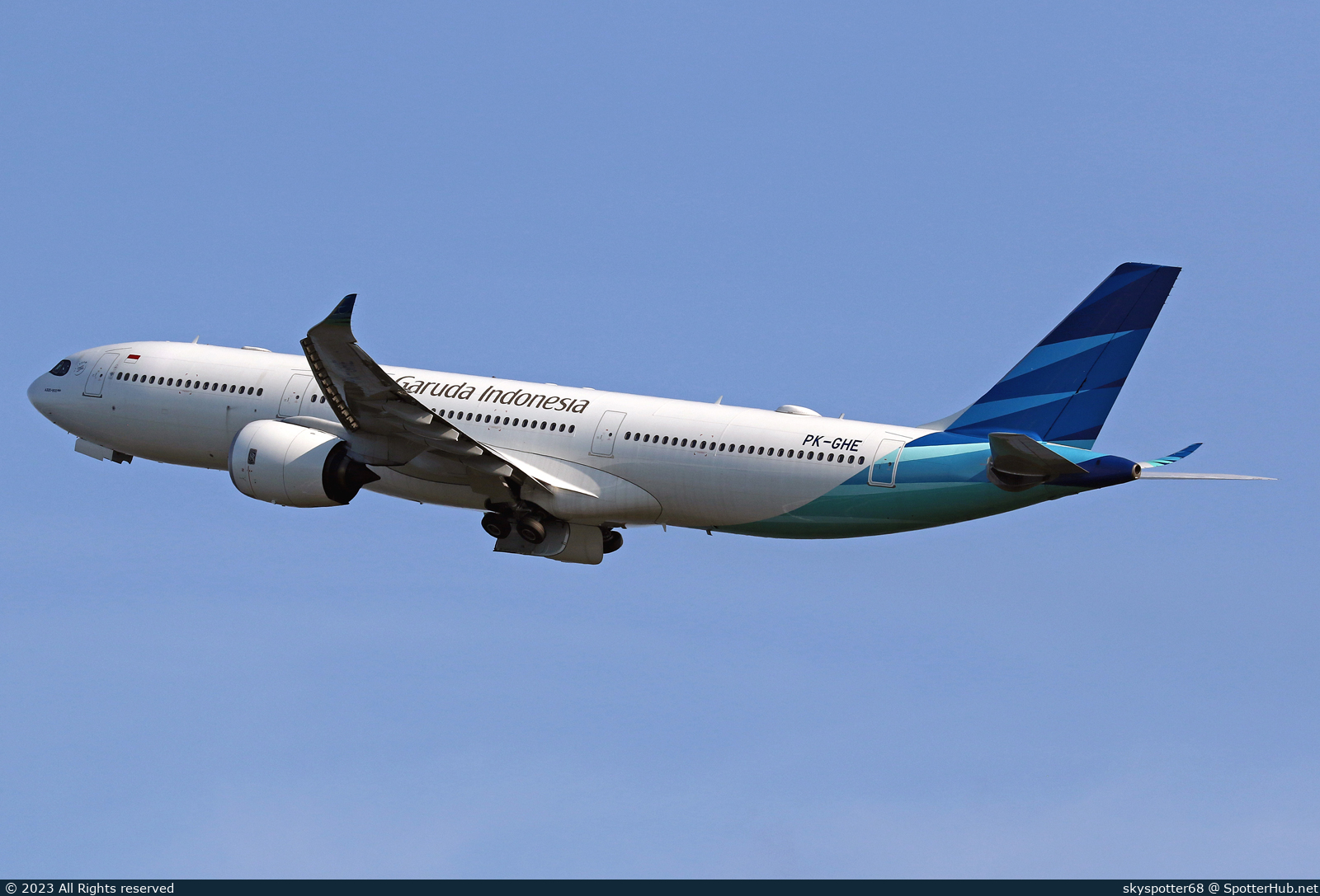 Photo of PK-GHE - Airbus A330-941 operated by Garuda Indonesia