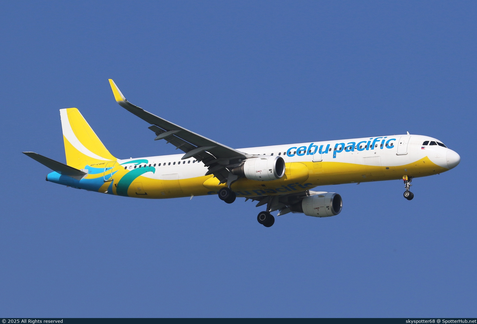 Photo of RP-C4116 - Airbus A321-211 operated by Cebu Pacific