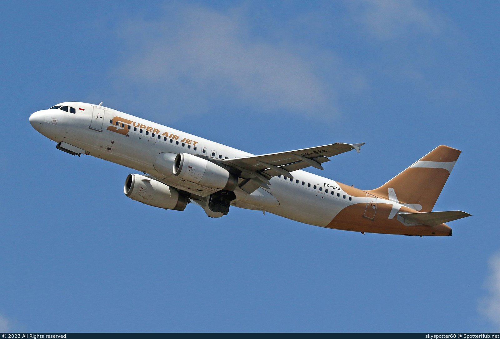 Photo of PK-SAA - Airbus A320-232 operated by Super Air Jet