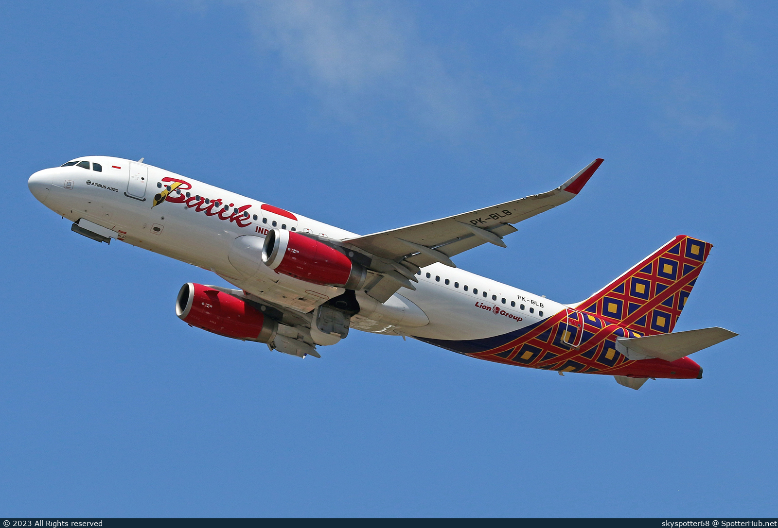 Photo of PK-BLB - Airbus A320-232 operated by Batik Air