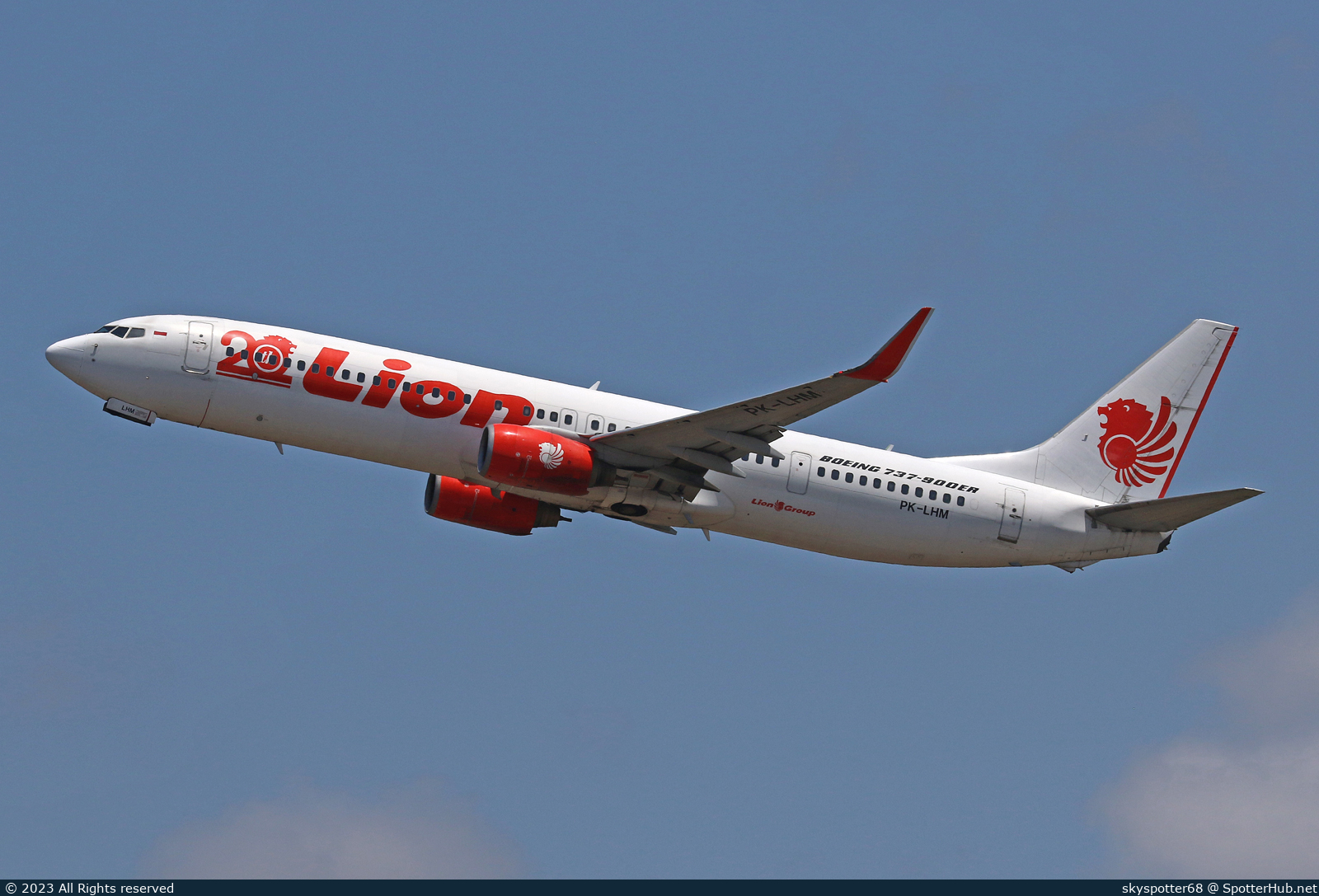 Photo of PK-LHM - Boeing 737-9GP(ER) operated by Lion Air
