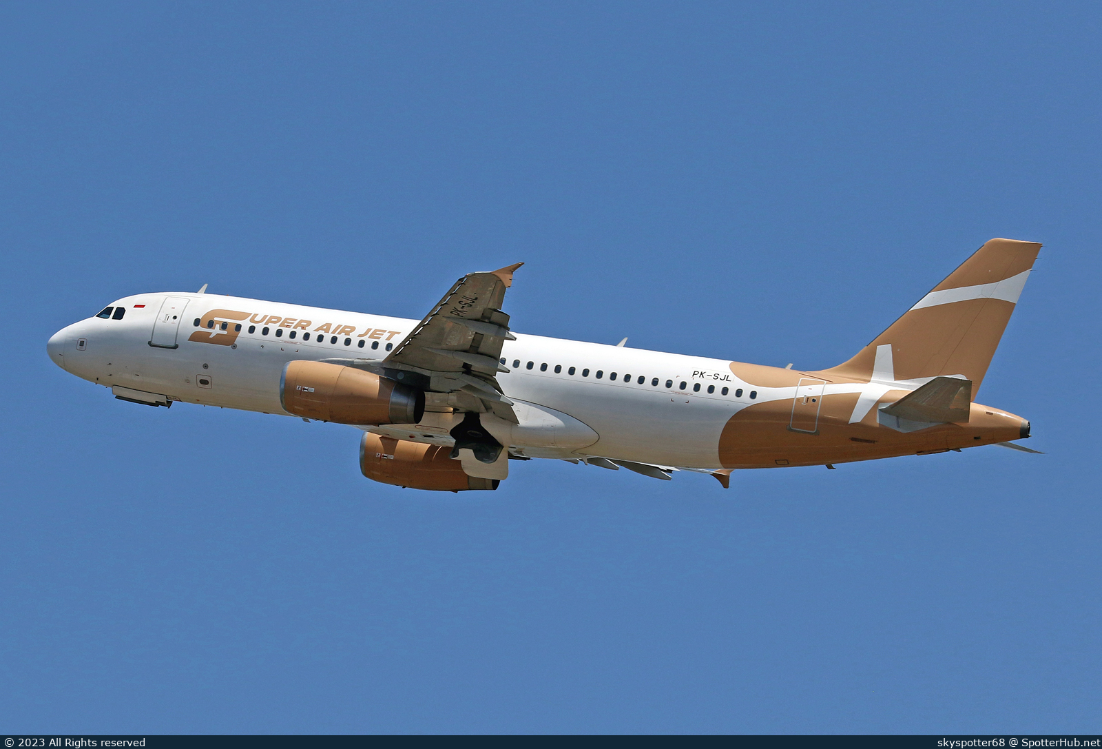 Photo of PK-SJL - Airbus A320-232 operated by Super Air Jet