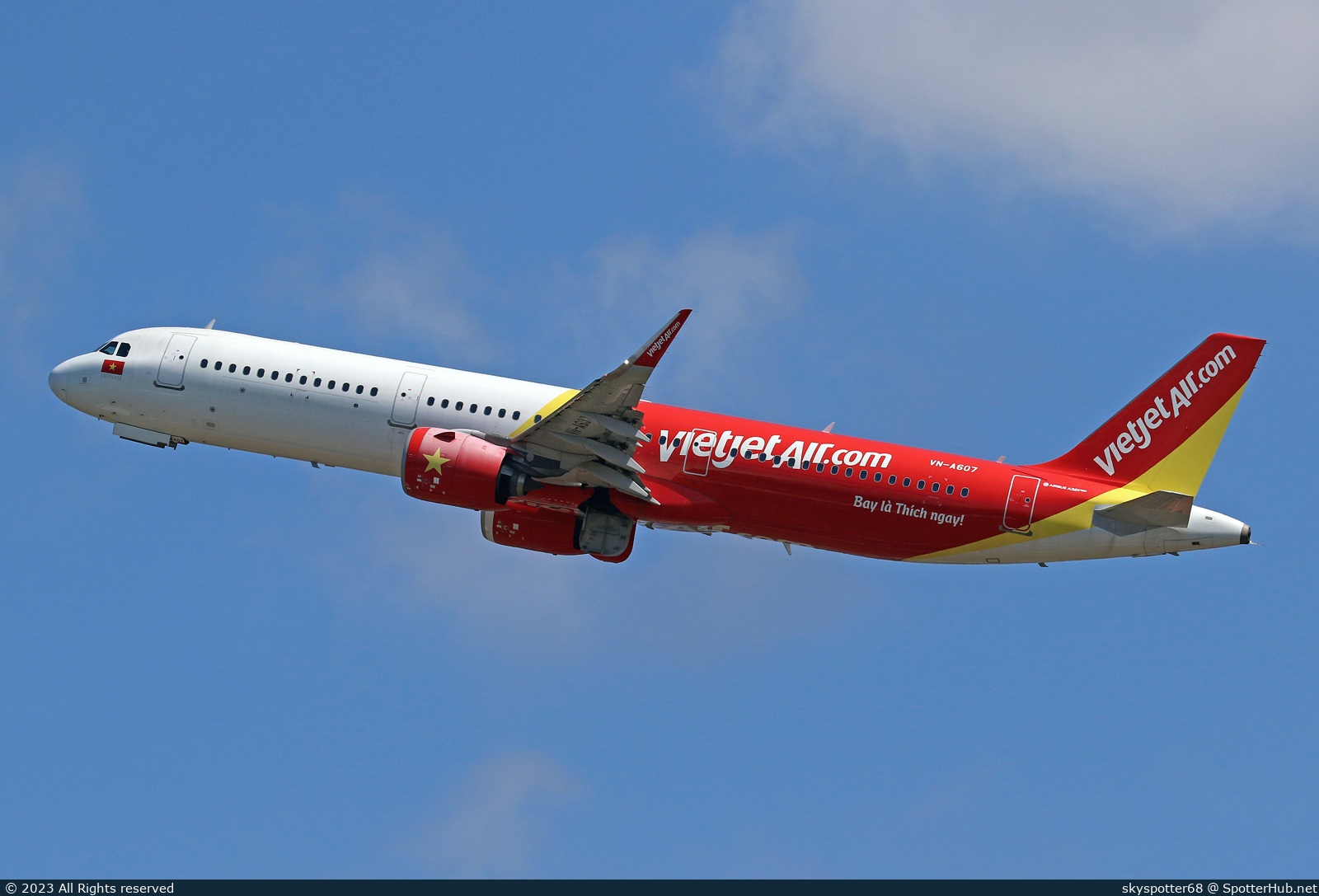 Photo of VN-A607 - Airbus A321-271N operated by VietJet Air