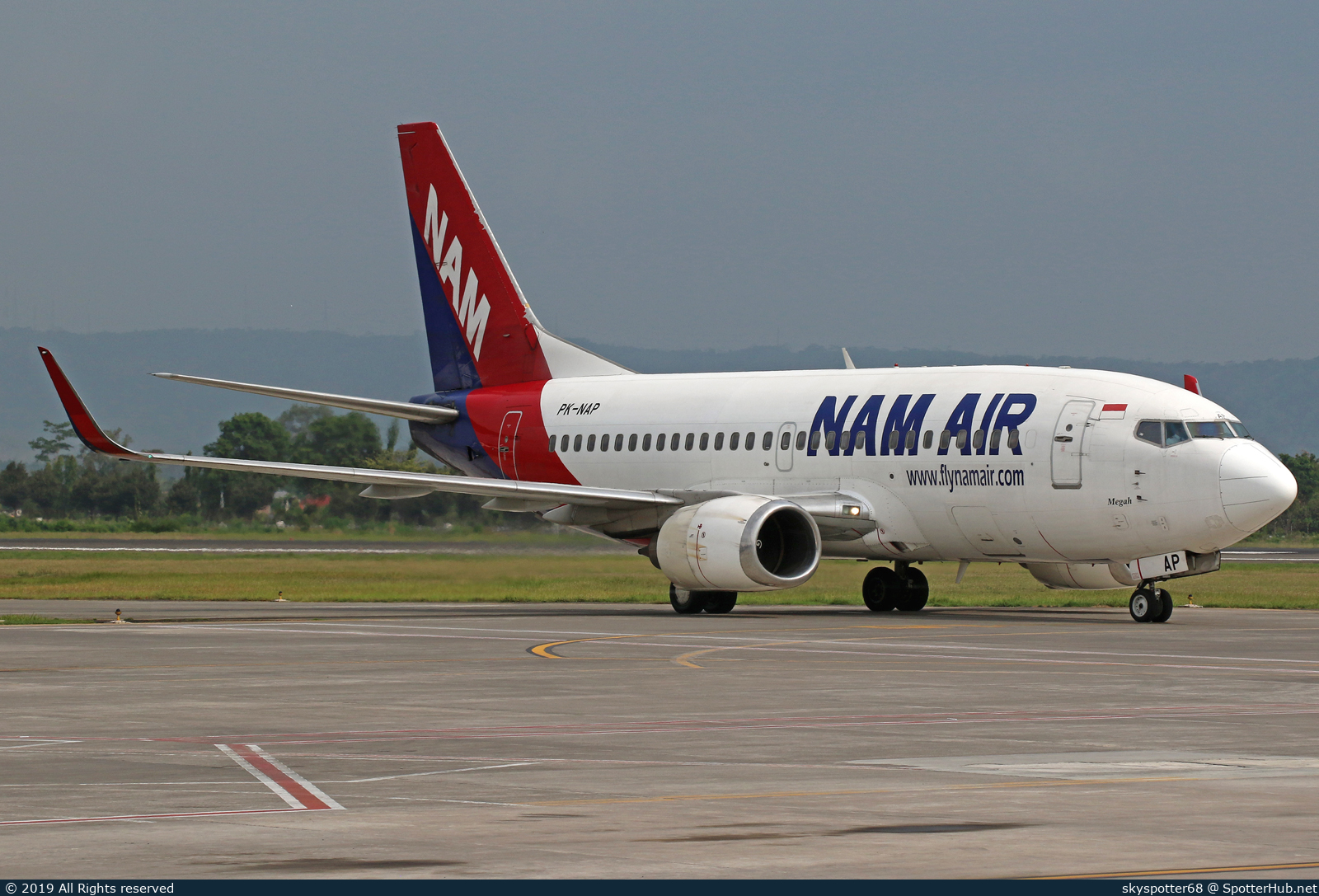 Photo of PK-NAP - Boeing 737-524 operated by NAM Air