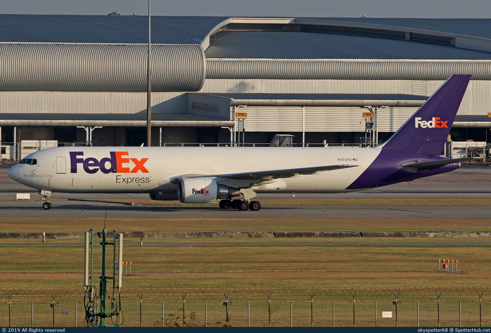 Photo of N103FE - Boeing 767-3S2F operated by FedEx