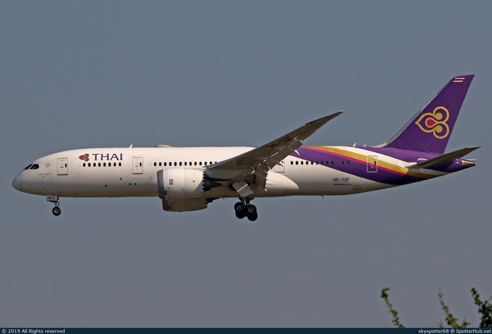 Photo of HS-TQF - Boeing 787-8 Dreamliner operated by Thai Airways International