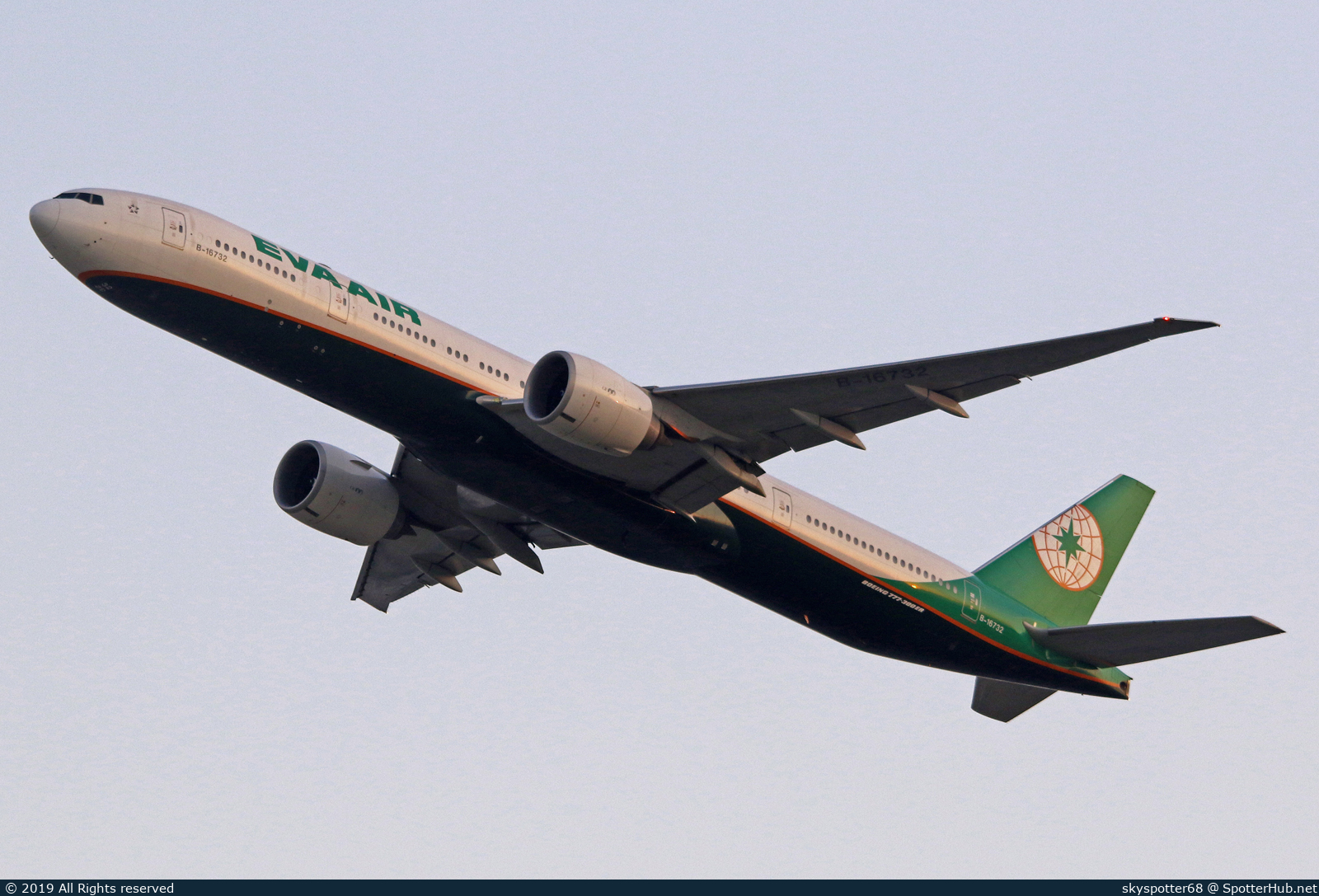 Photo of B-16732 - Boeing 777-36N(ER) operated by EVA Air