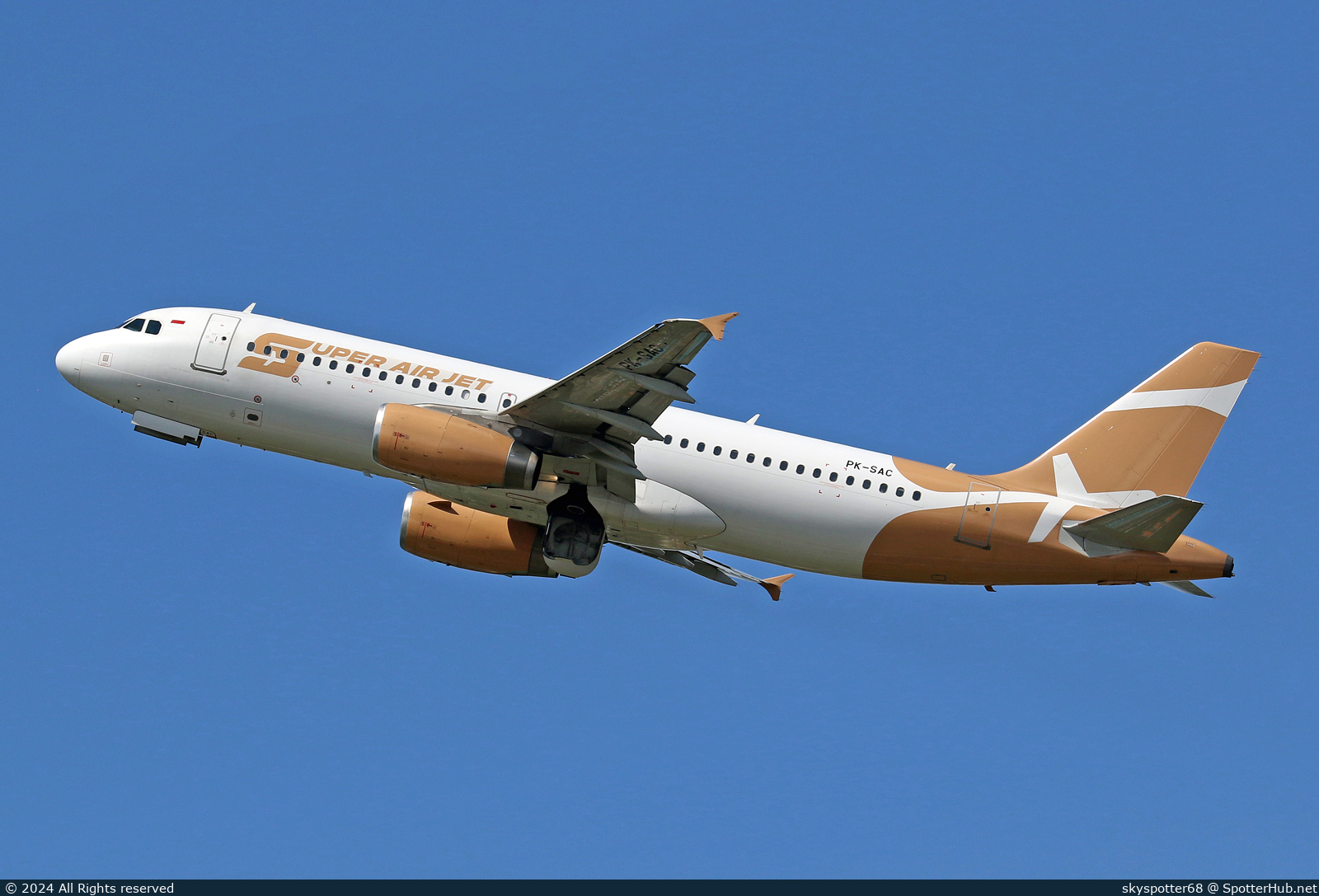 Photo of PK-SAC - Airbus A320-232 operated by Super Air Jet