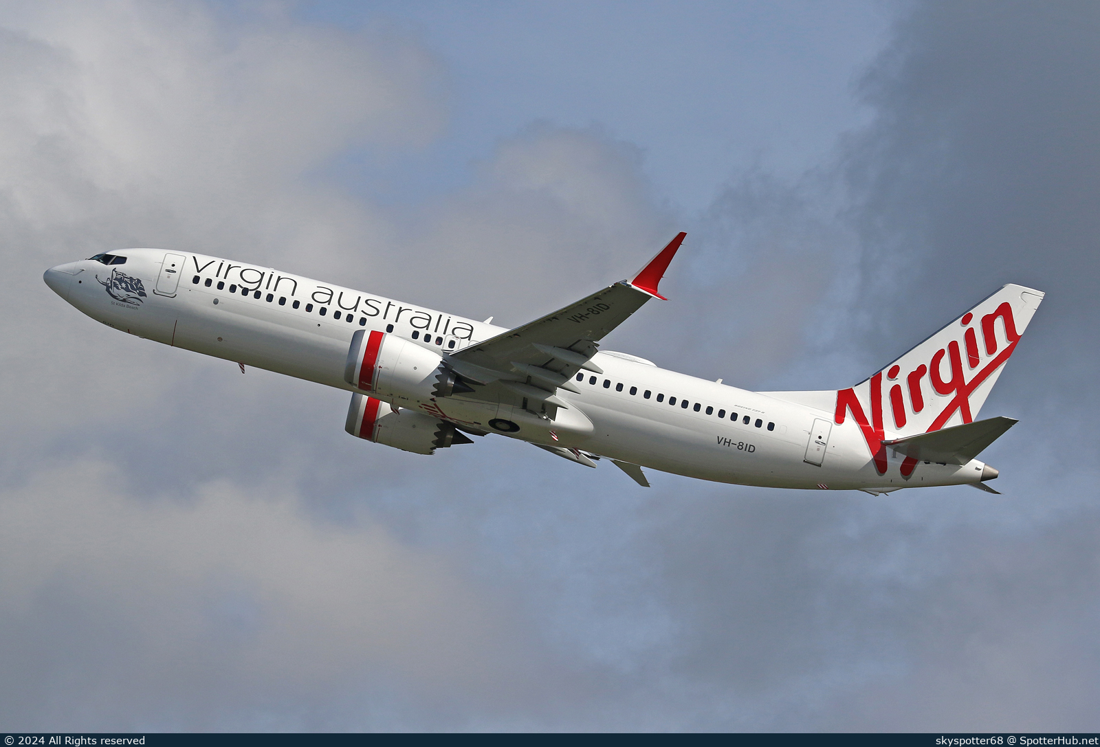 Photo of VH-8ID - Boeing 737 MAX 8 operated by Virgin Australia Airlines