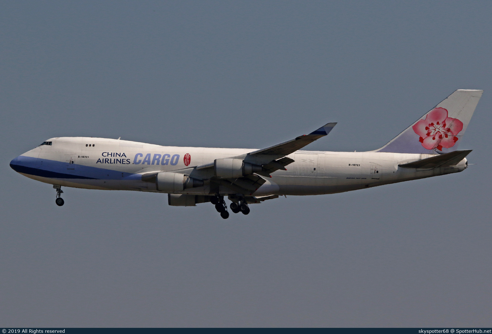 Photo of B-18721 - Boeing 747-409F operated by China Airlines Cargo
