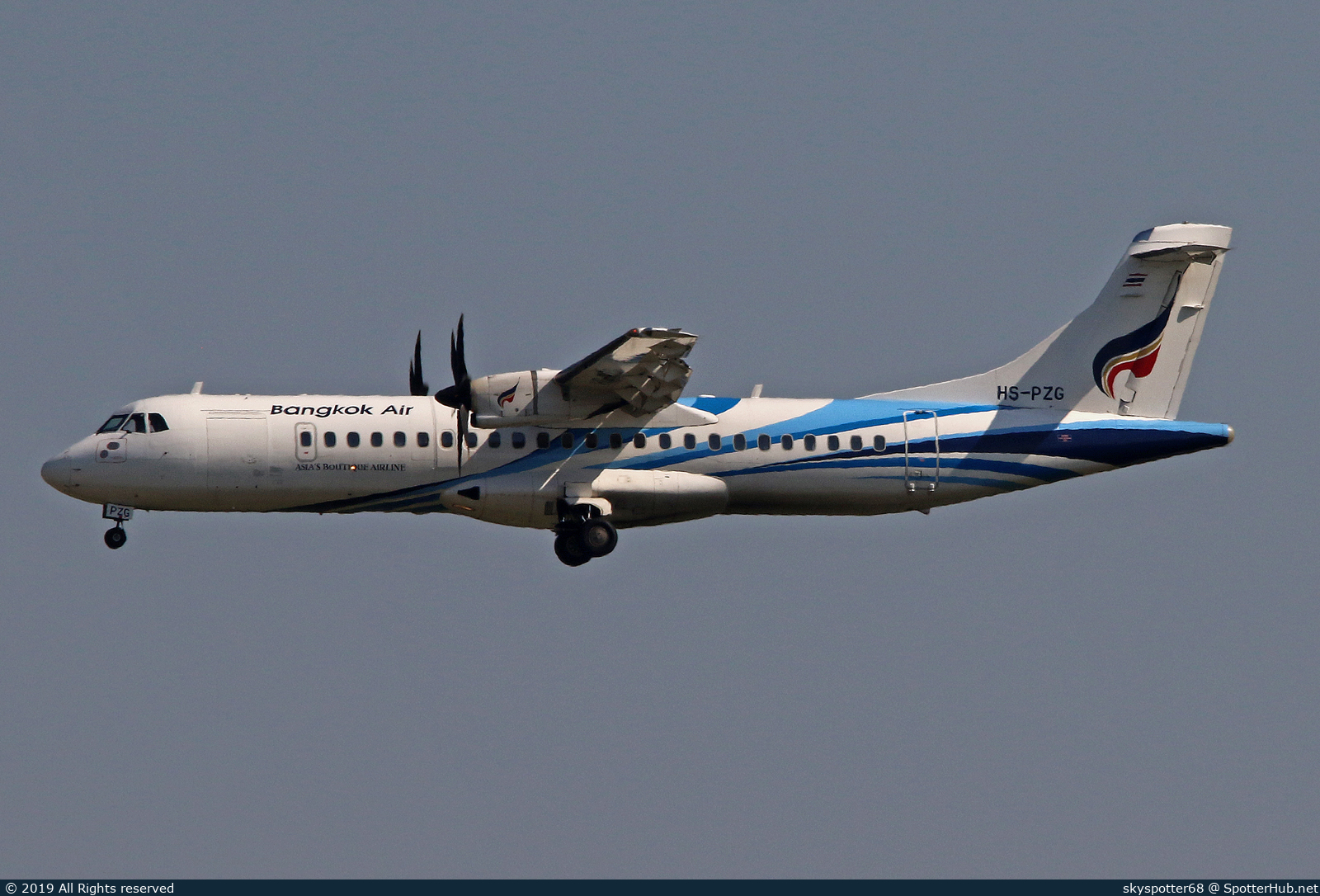 Photo of HS-PZG - ATR 72-600 operated by Bangkok Airways