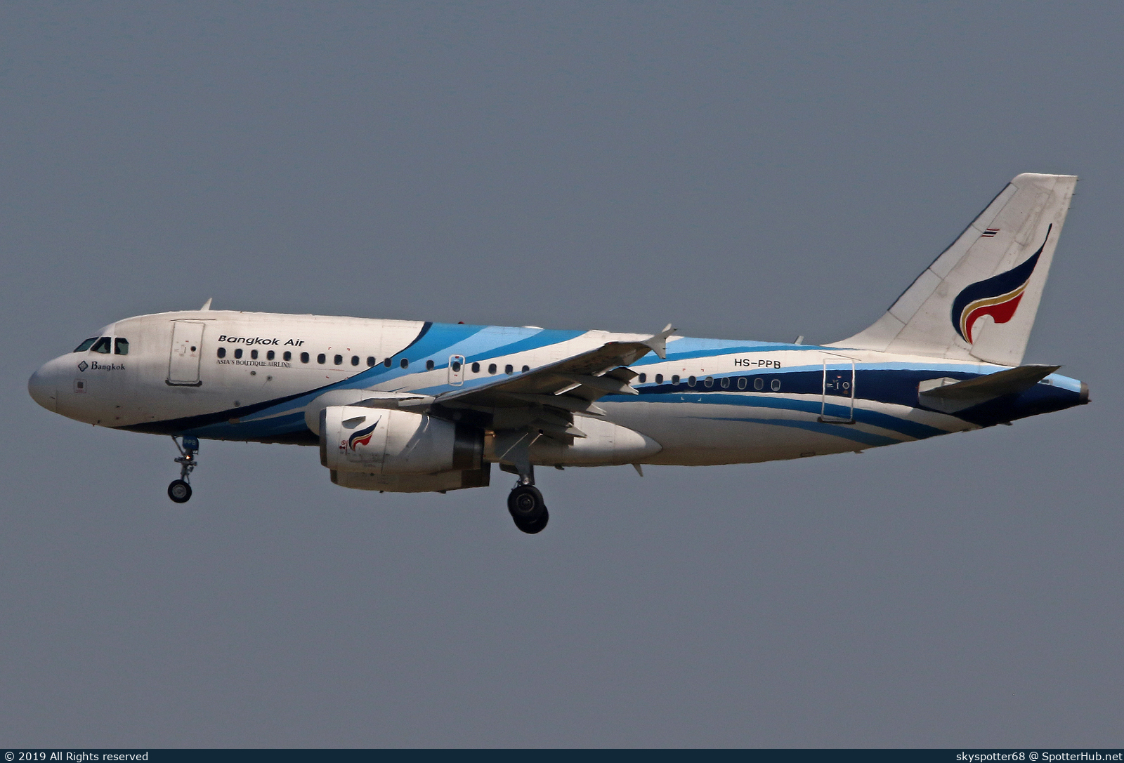 Photo of HS-PPB - Airbus A319-132 operated by Bangkok Airways
