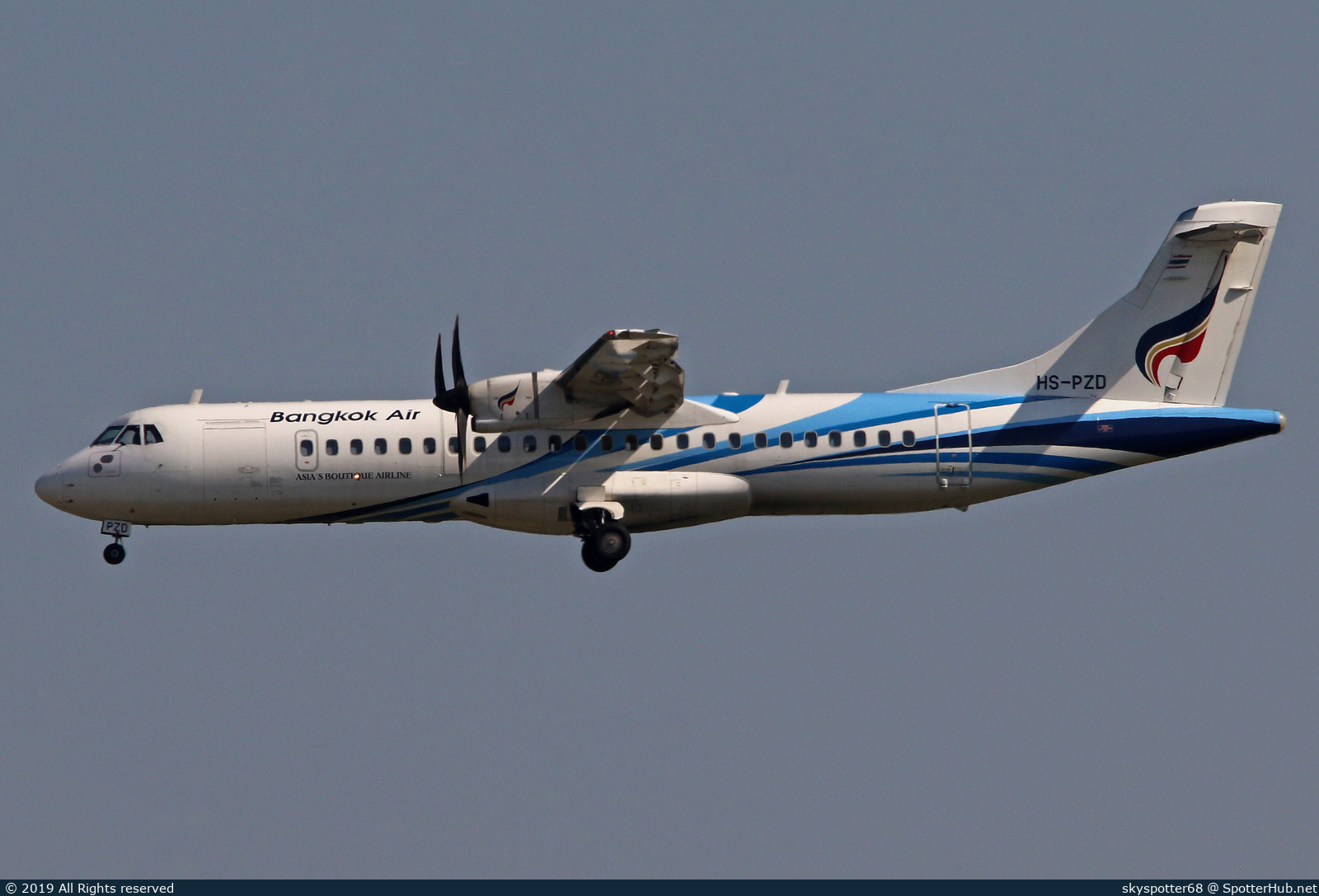 Photo of HS-PZD - ATR 72-600 operated by Bangkok Airways