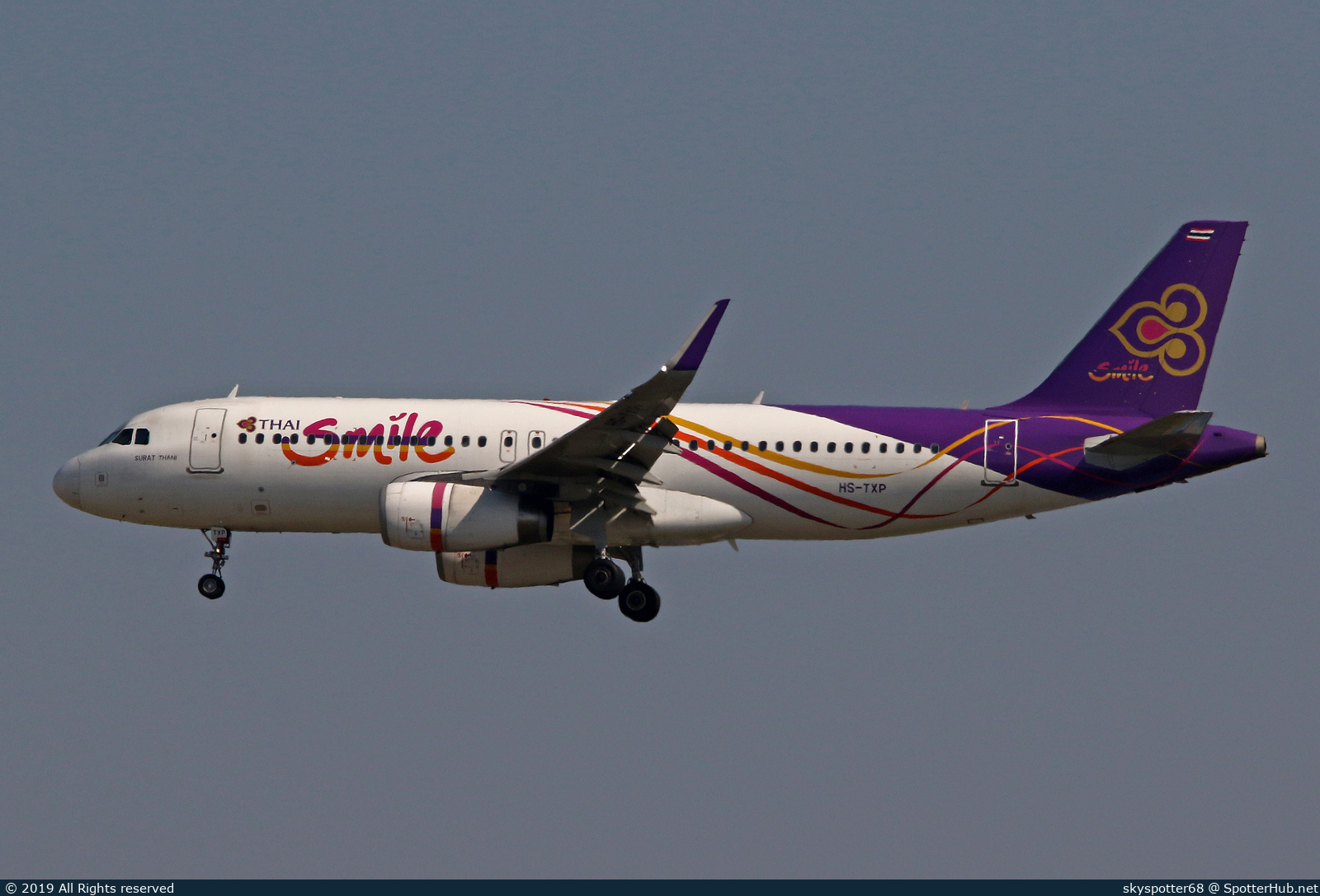 Photo of HS-TXP - Airbus A320-232 operated by Thai Smile