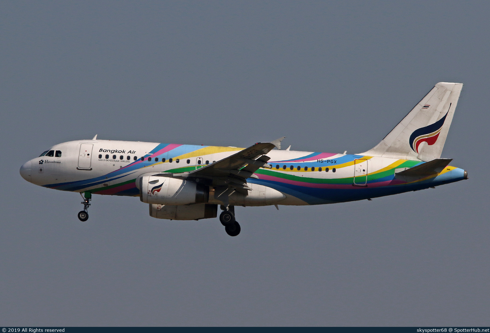 Photo of HS-PGX - Airbus A319-132 operated by Bangkok Airways