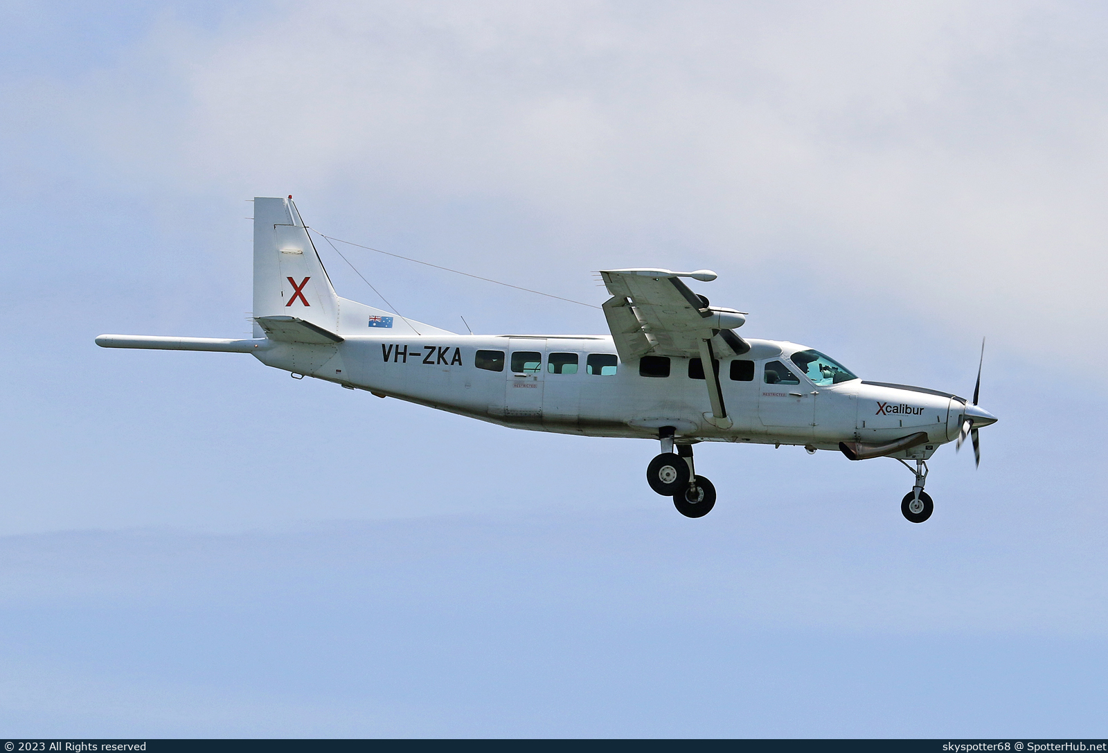 Photo of VH-ZKA - Cessna 208B Grand Caravan operated by Xcalibur Airborne Geophysics
