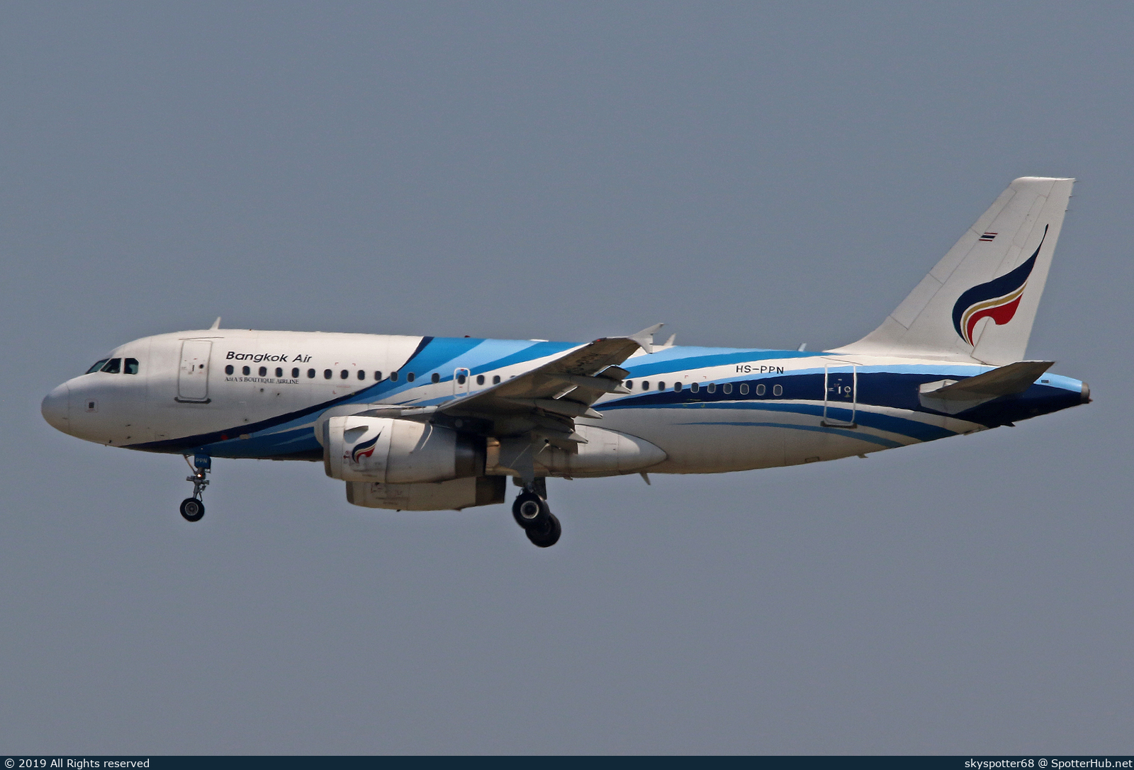 Photo of HS-PPN - Airbus A319-132 operated by Bangkok Airways